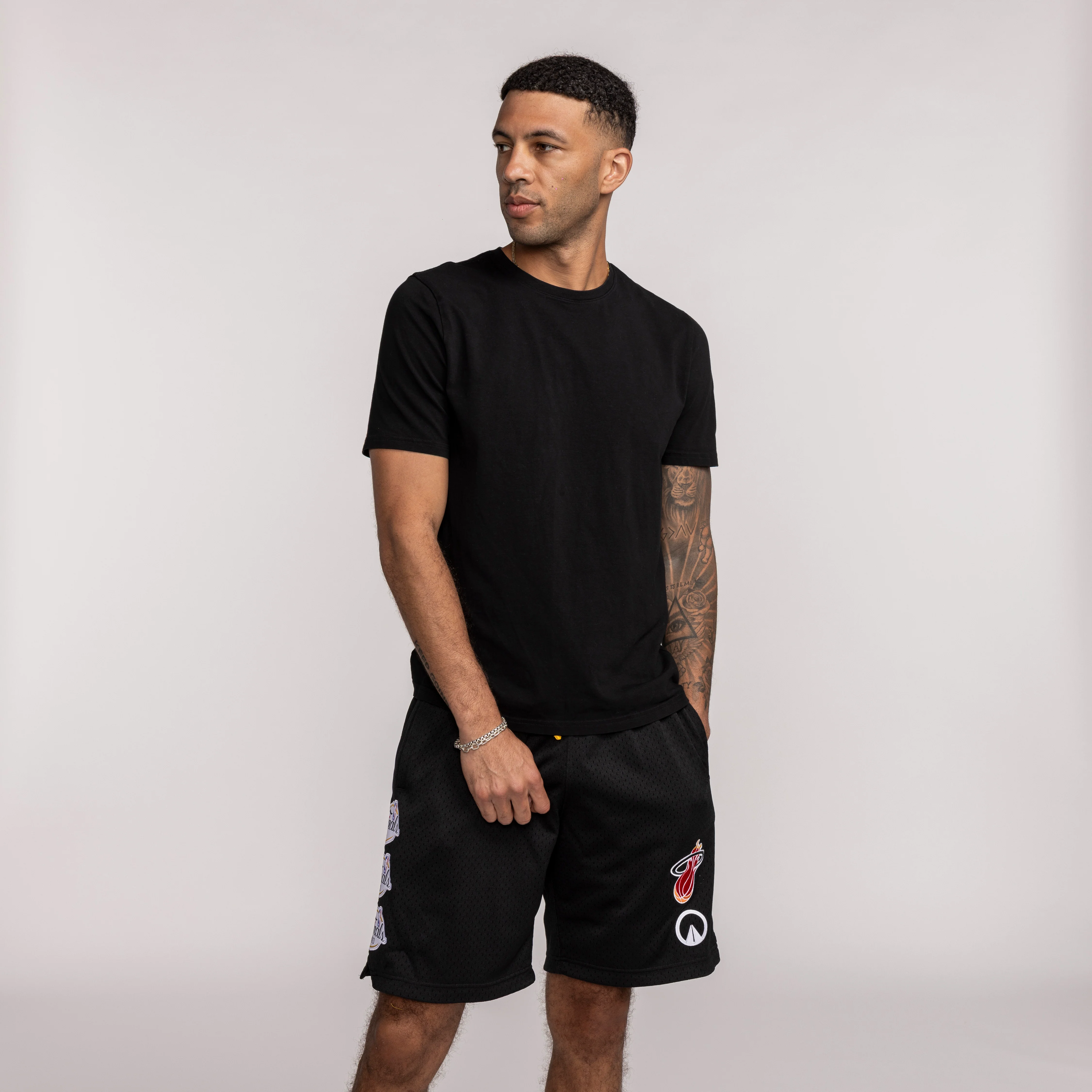UNKNWN X Mitchell and Ness X Miami HEAT My Towns Fashion Shorts - Image 5