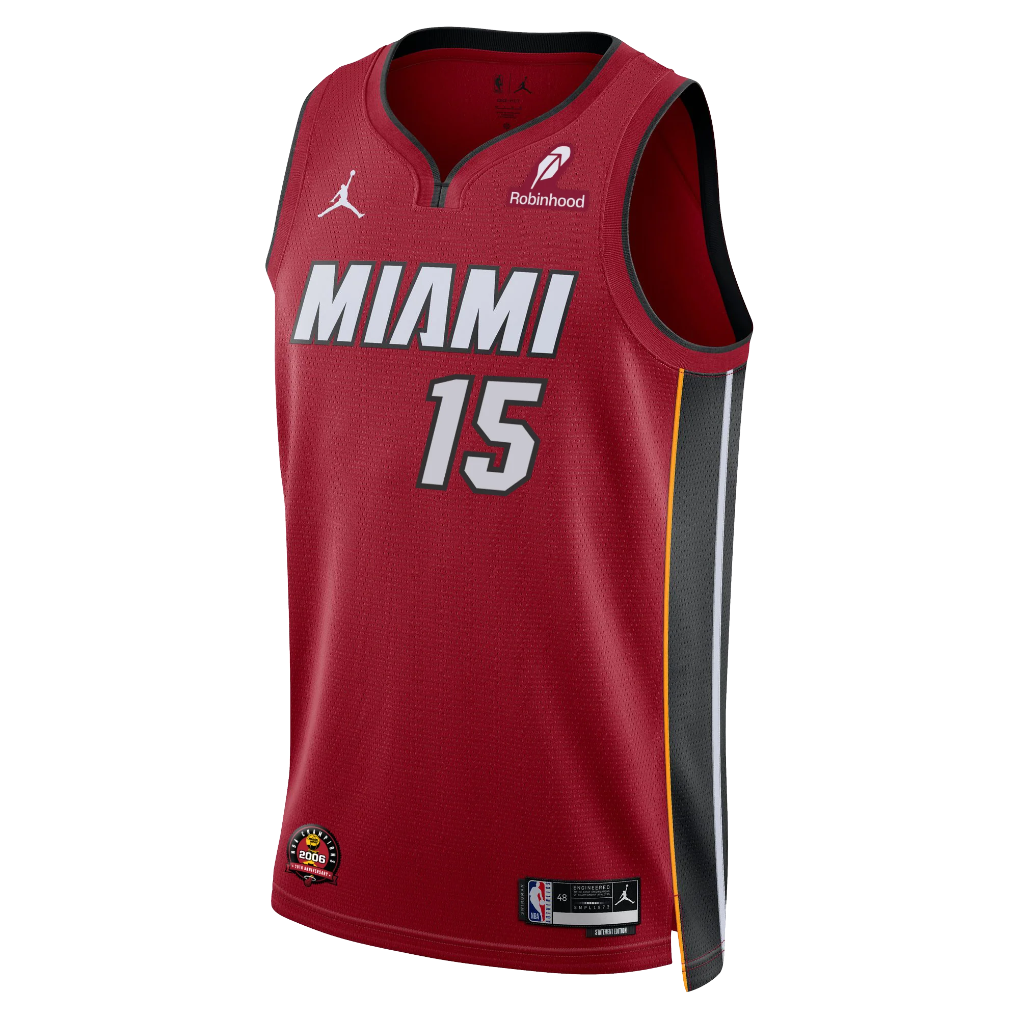 Myron Gardner Nike Jordan Brand Miami HEAT Statement Red Swingman Jersey
