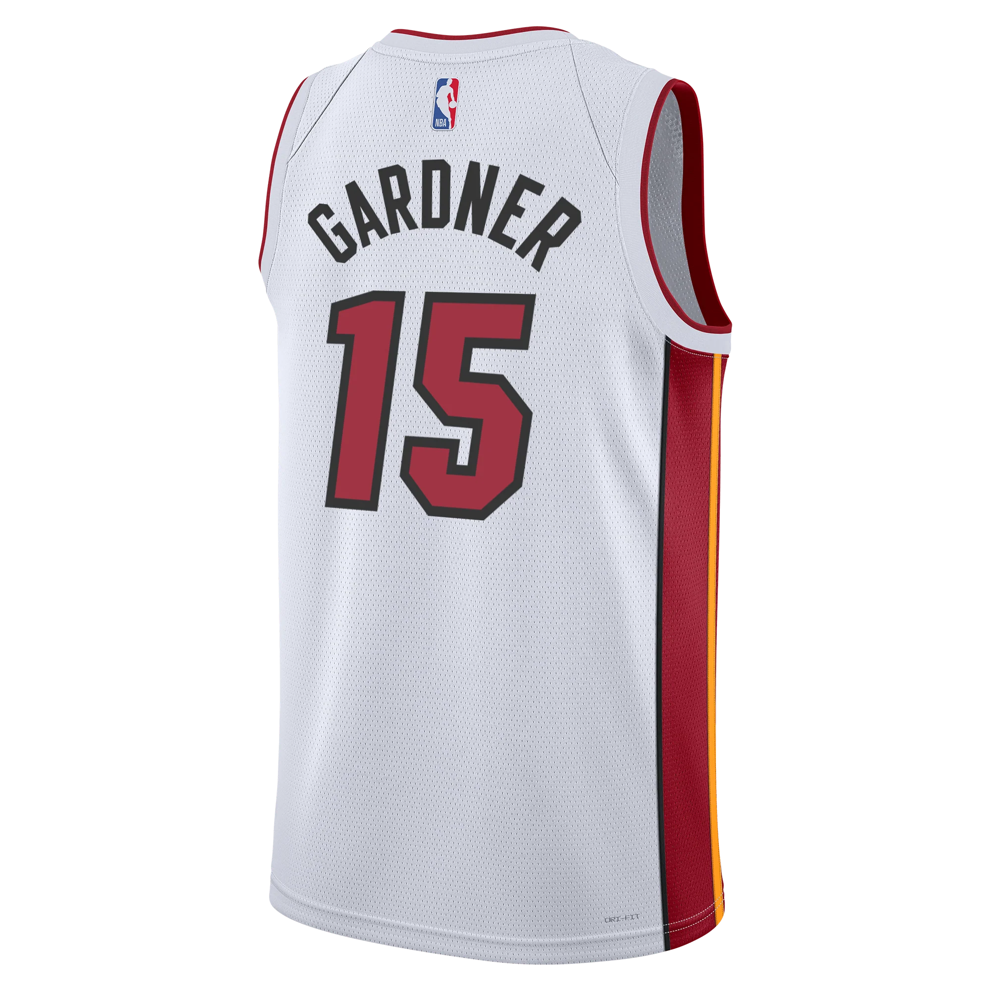 Myron Gardner Nike Miami HEAT Association White Swingman Jersey - Image 2