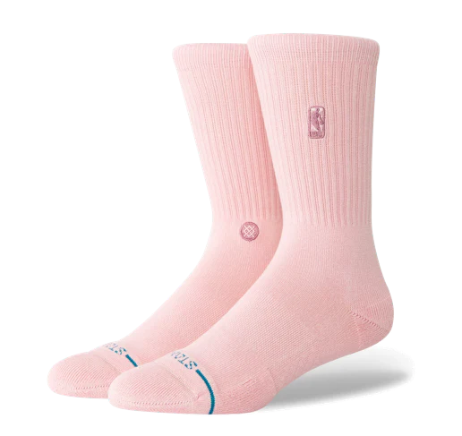 Stance NBA Logoman Pink Wash Socks