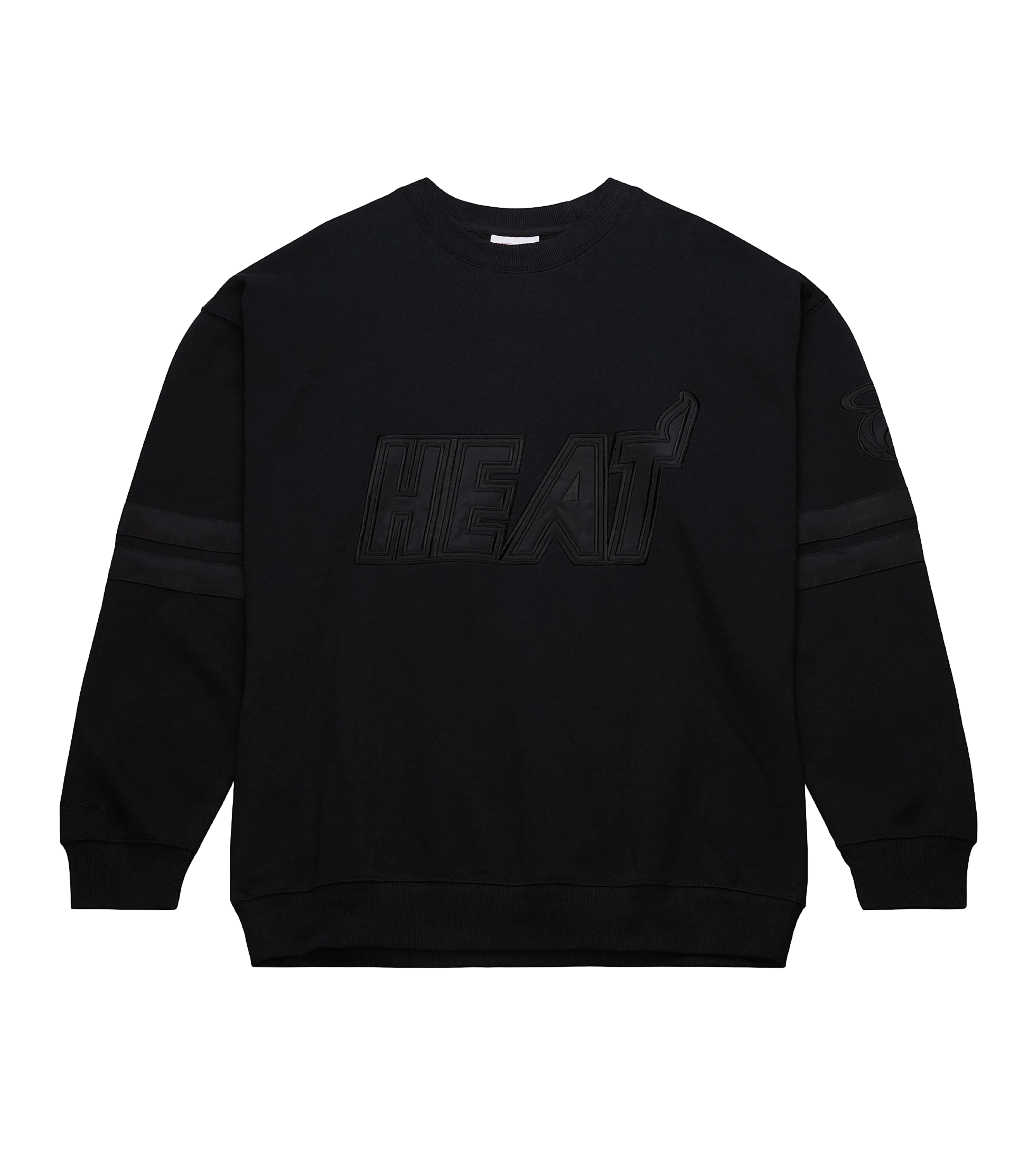 Mitchell & Ness Miami HEAT Stripes Fleece Crewneck - Image 5