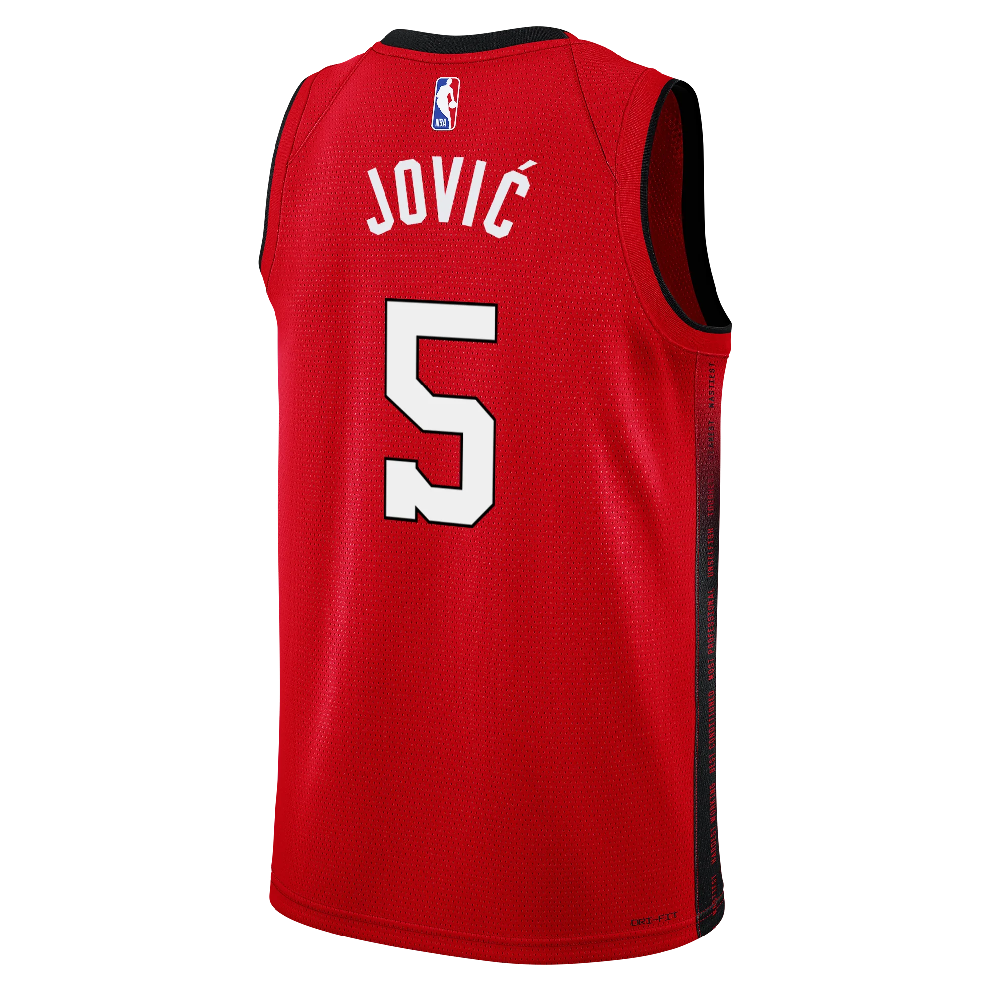 Nikola Jović Nike HEAT Culture: Blood Red Youth Swingman Jersey - Image 2