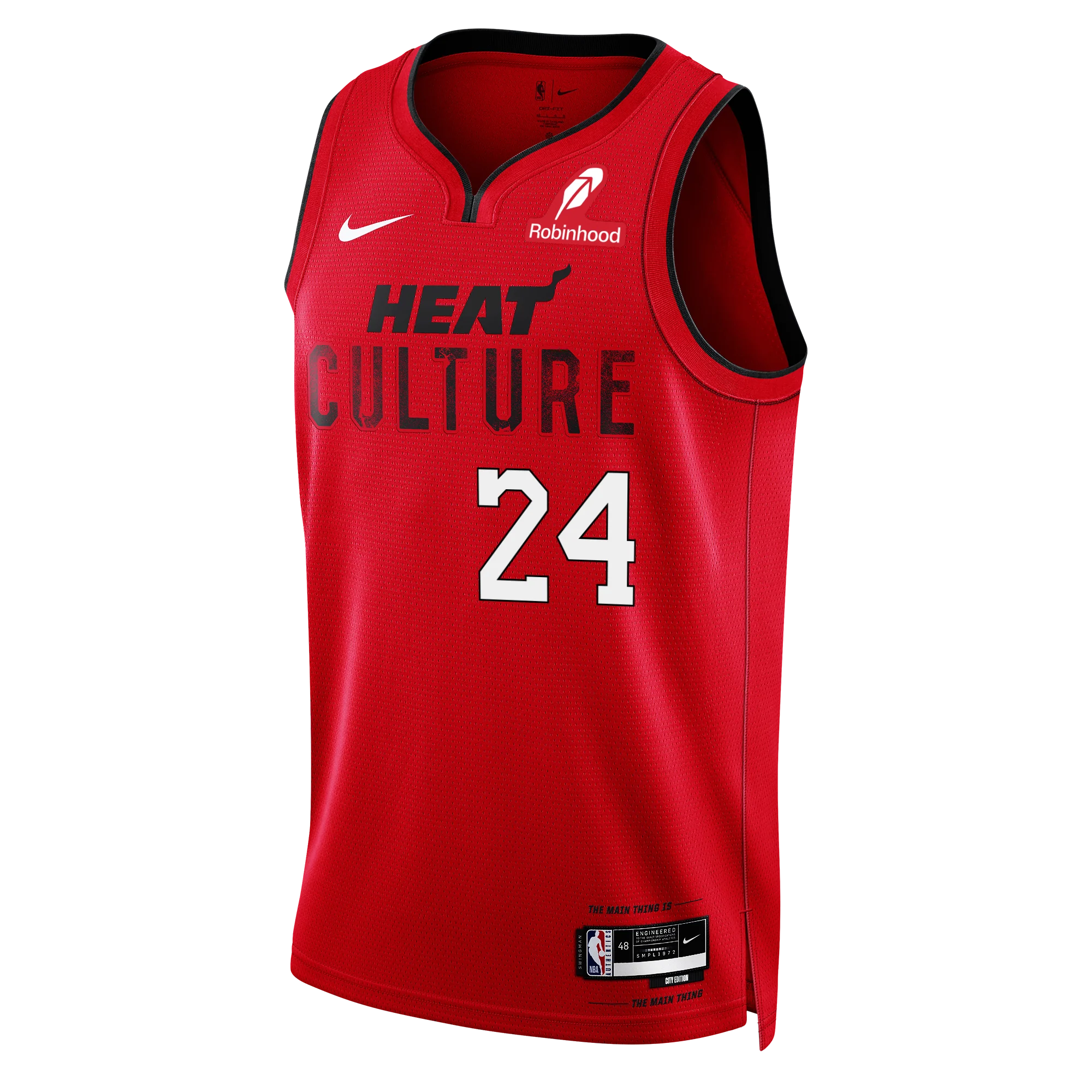 Norman Powell Nike HEAT Culture: Blood Red Swingman Jersey