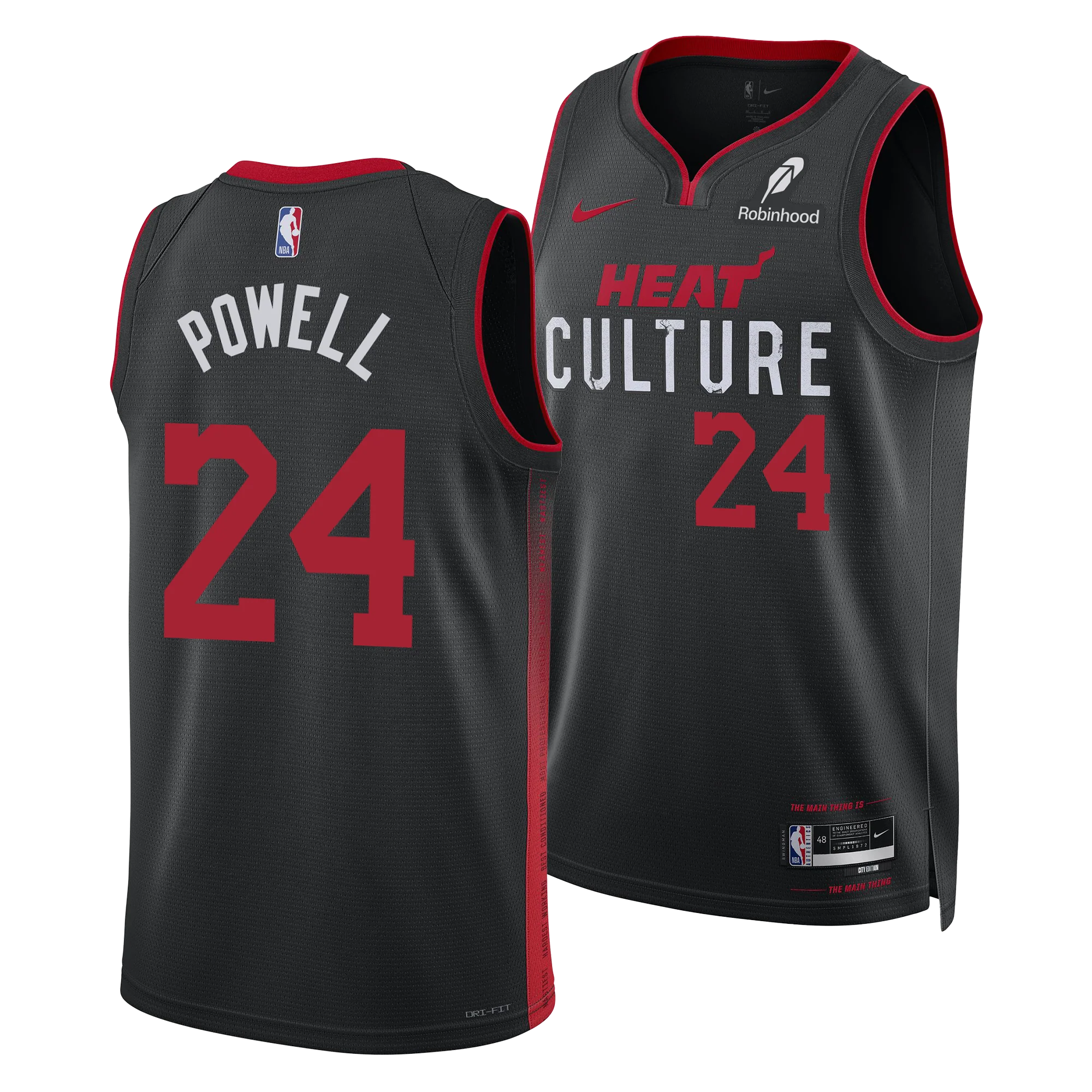 Norman Powell Nike HEAT Culture Swingman Jersey - Image 3