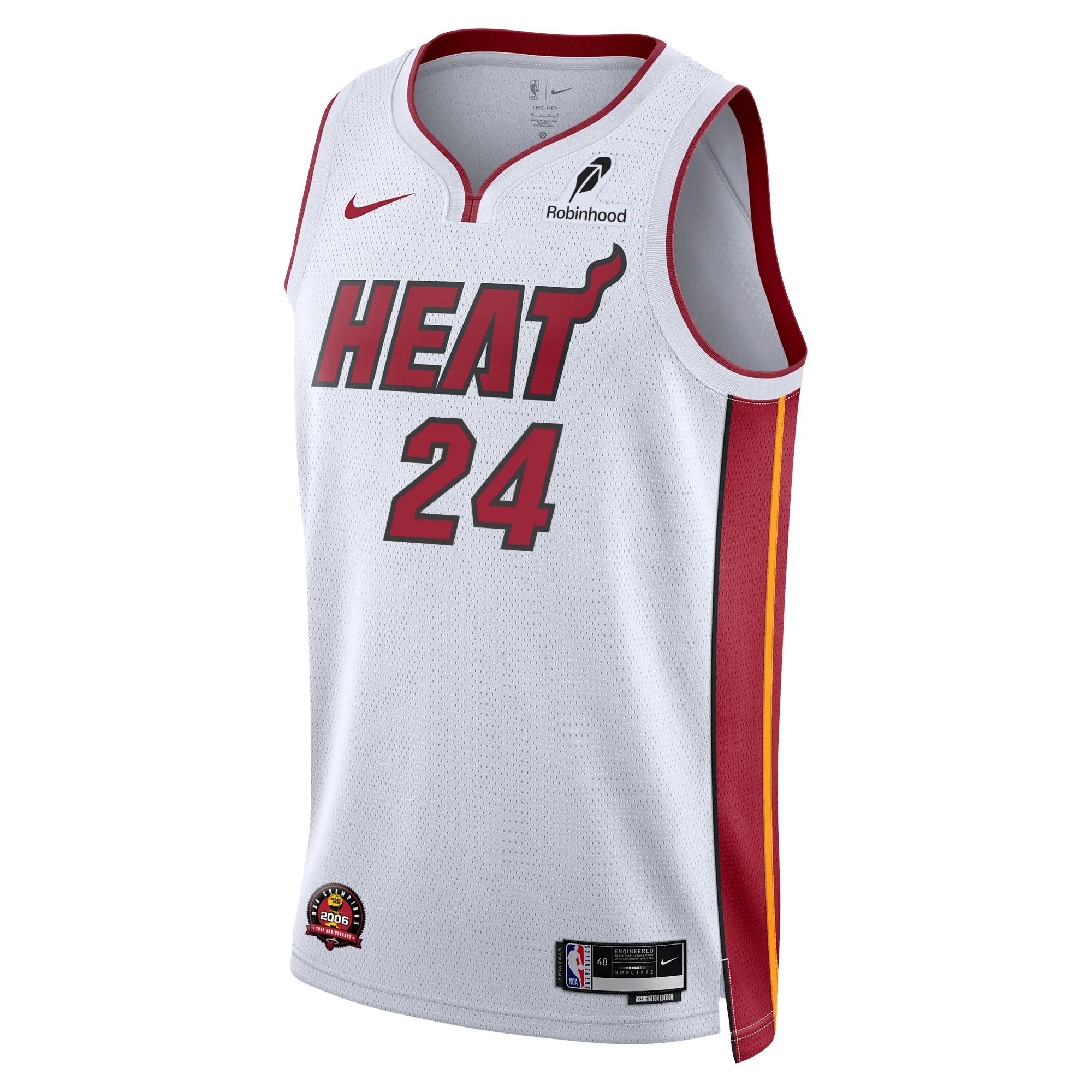 Norman Powell Nike Miami HEAT Association White Swingman Jersey