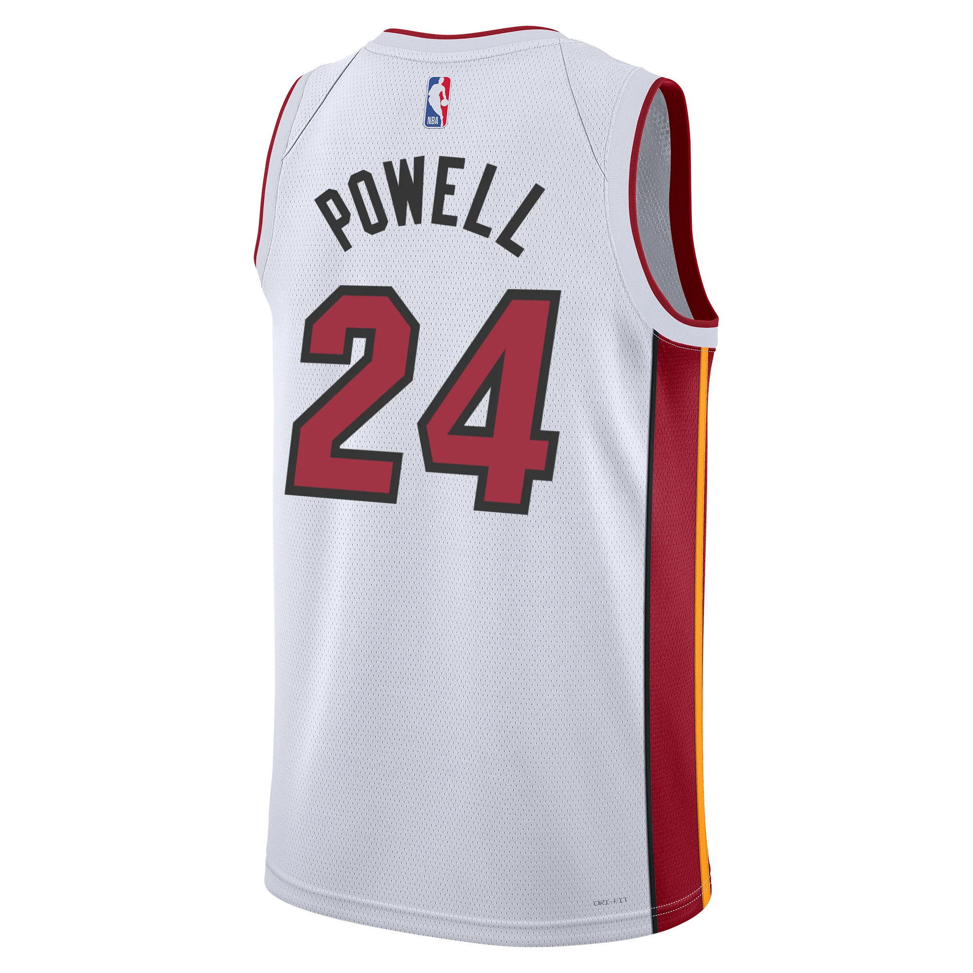 Norman Powell Nike Miami HEAT Association White Swingman Jersey - Image 2