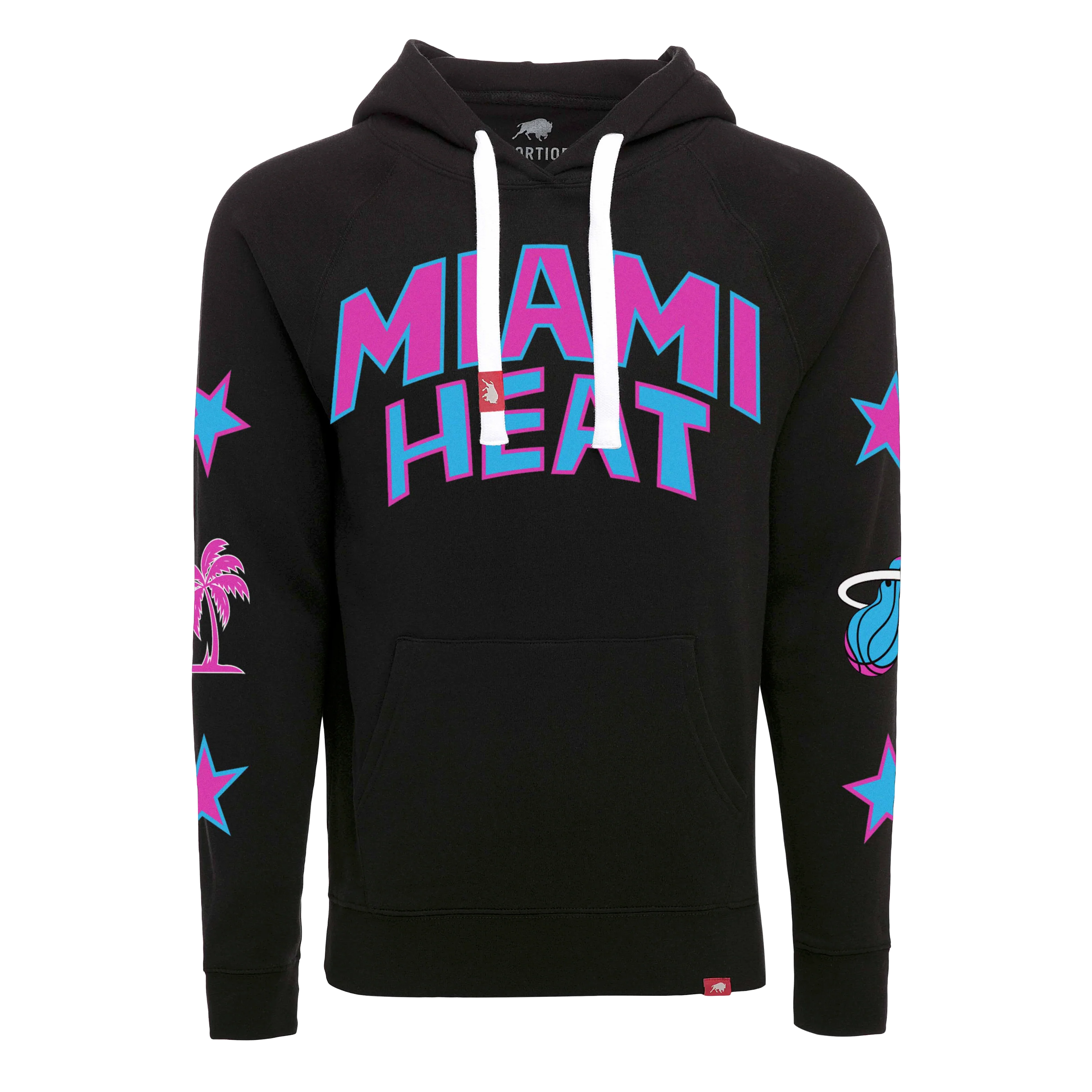 Sportiqe Miami HEAT Original Vice Nights Star Hoodie