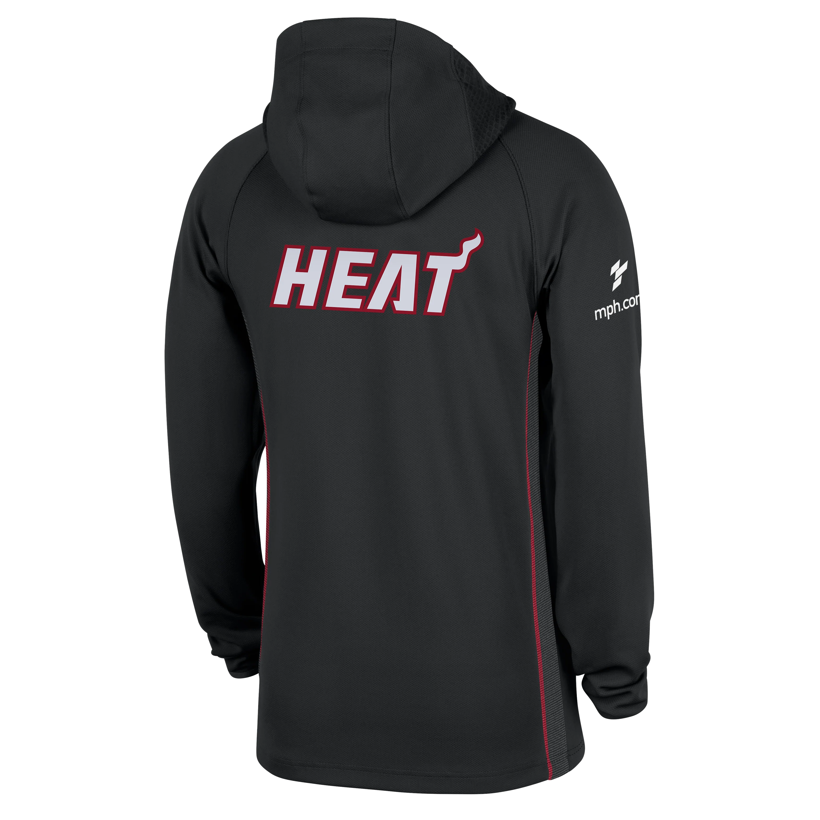 Nike Miami HEAT On-Court 1/4 Zip Hoodie - Image 4