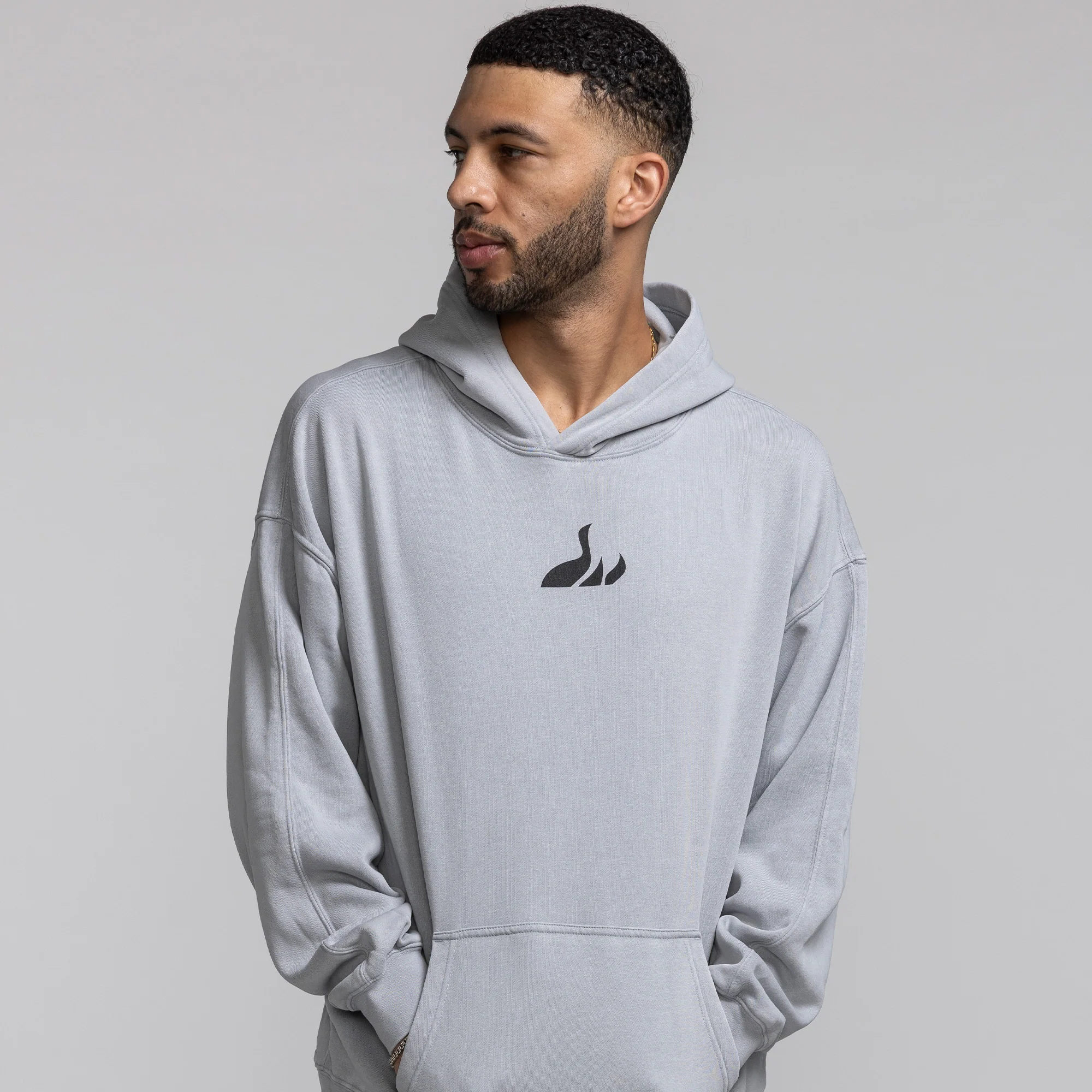 Court Culture HEAT Culture Unisex Grey Hoodie - Image 3