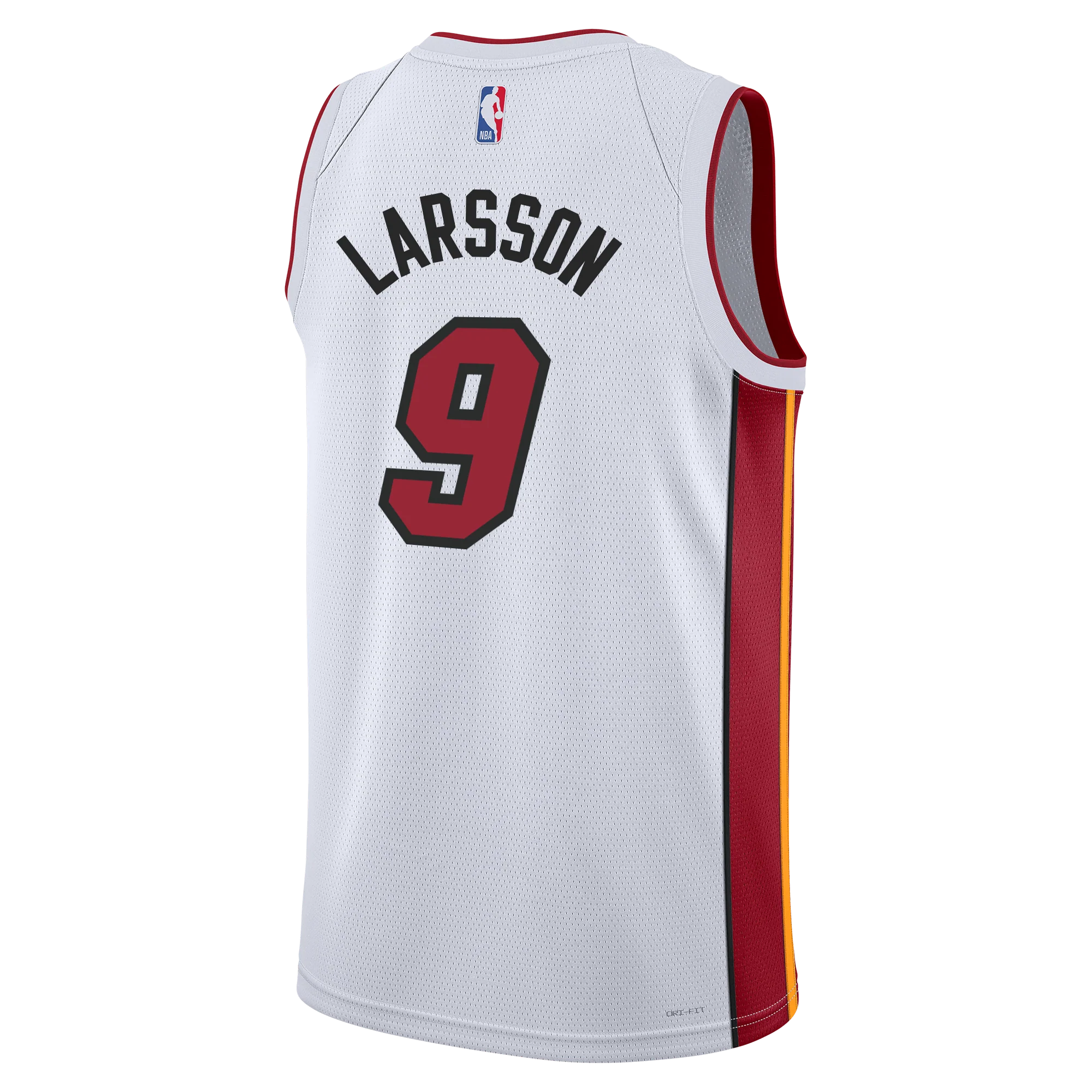 Pelle Larsson Nike Miami HEAT Association White Youth Swingman Jersey - Image 2