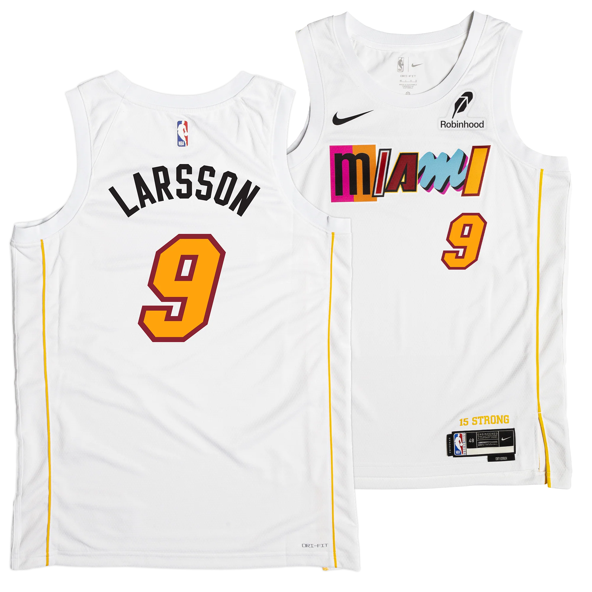 Pelle Larsson Nike Miami Mashup Vol. 2 Swingman Jersey - Player's Choice