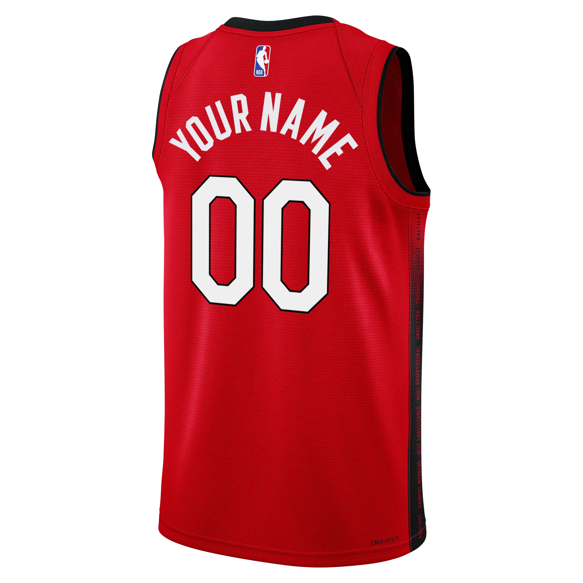 Personalized Nike HEAT Culture: Blood Red Youth Swingman Jersey - Image 3
