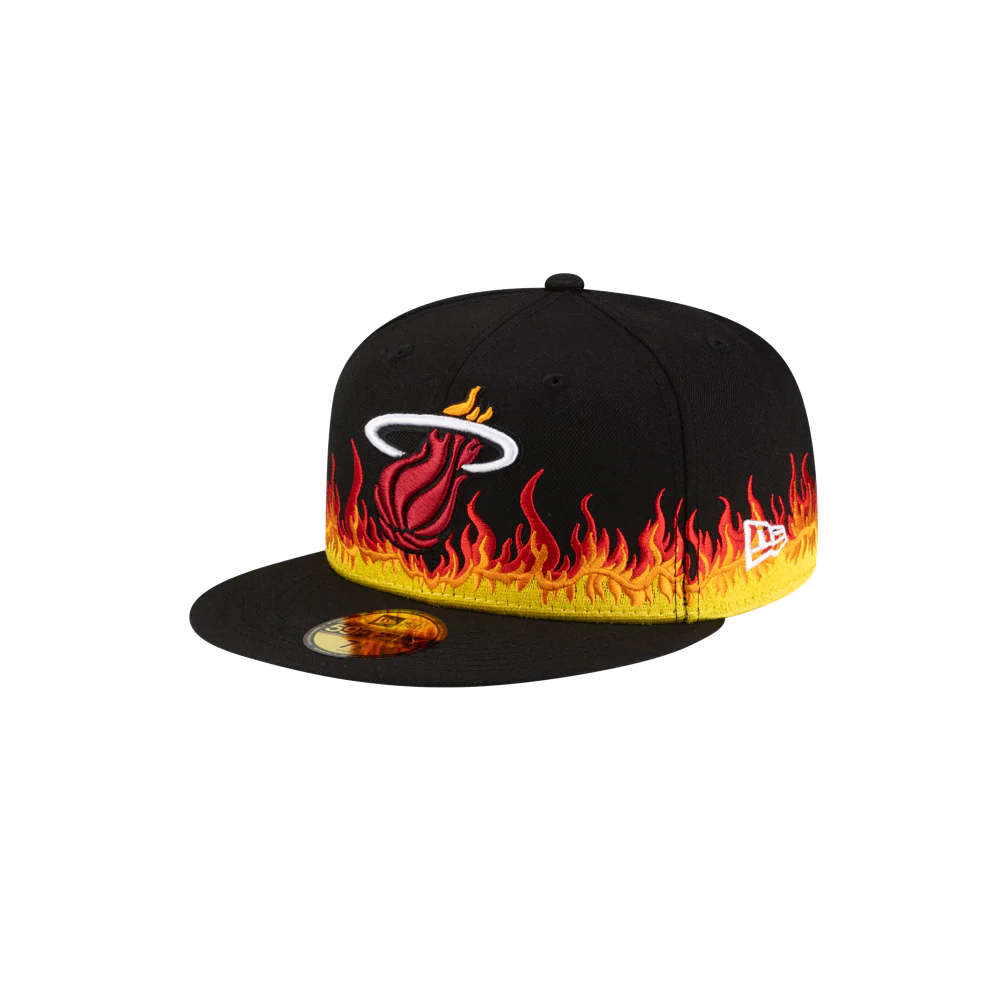 Court Culture Miami HEAT "Red Inferno" Fitted Hat - Image 3