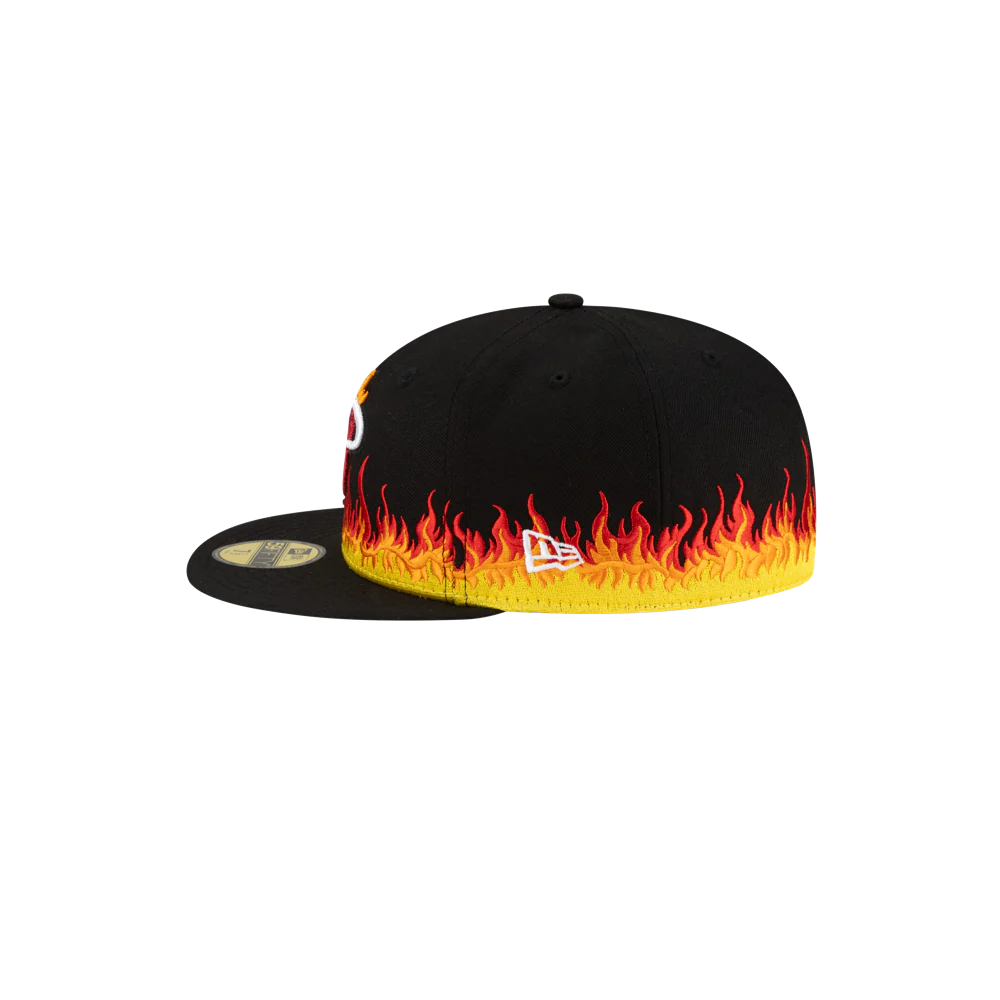 Court Culture Miami HEAT "Red Inferno" Fitted Hat - Image 4