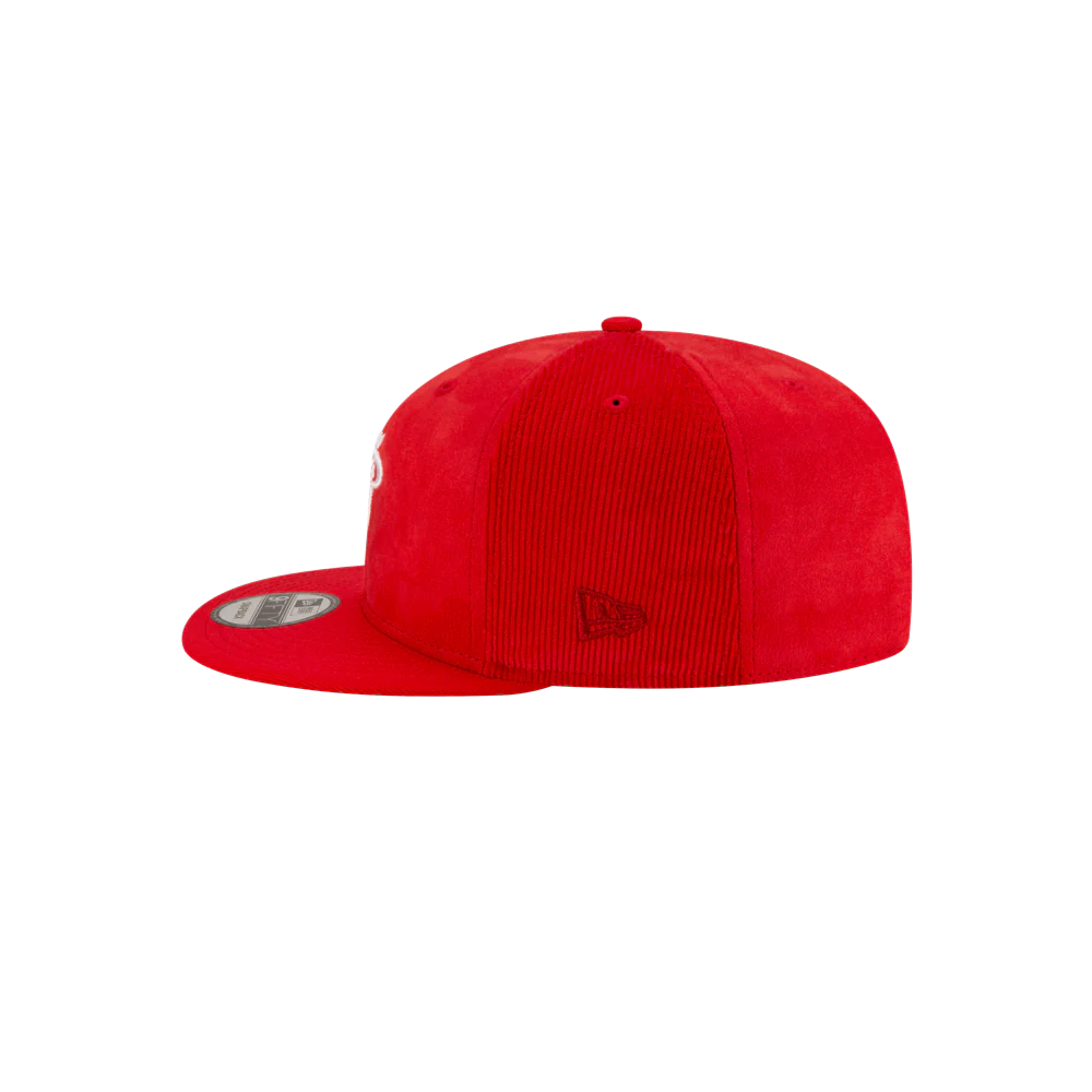 Court Culture Blood Red Corduroy Snapback - Image 3