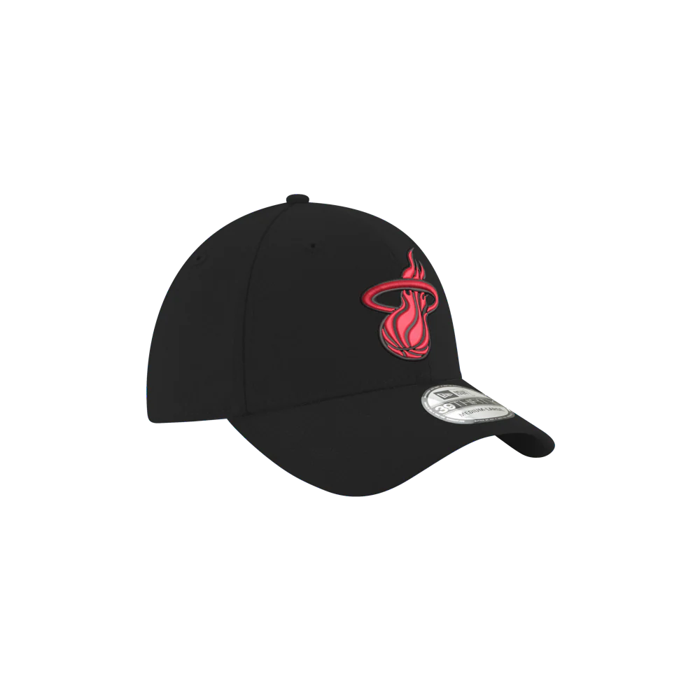 New Era Miami HEAT Red Logo Flex Fit Hat - Image 4