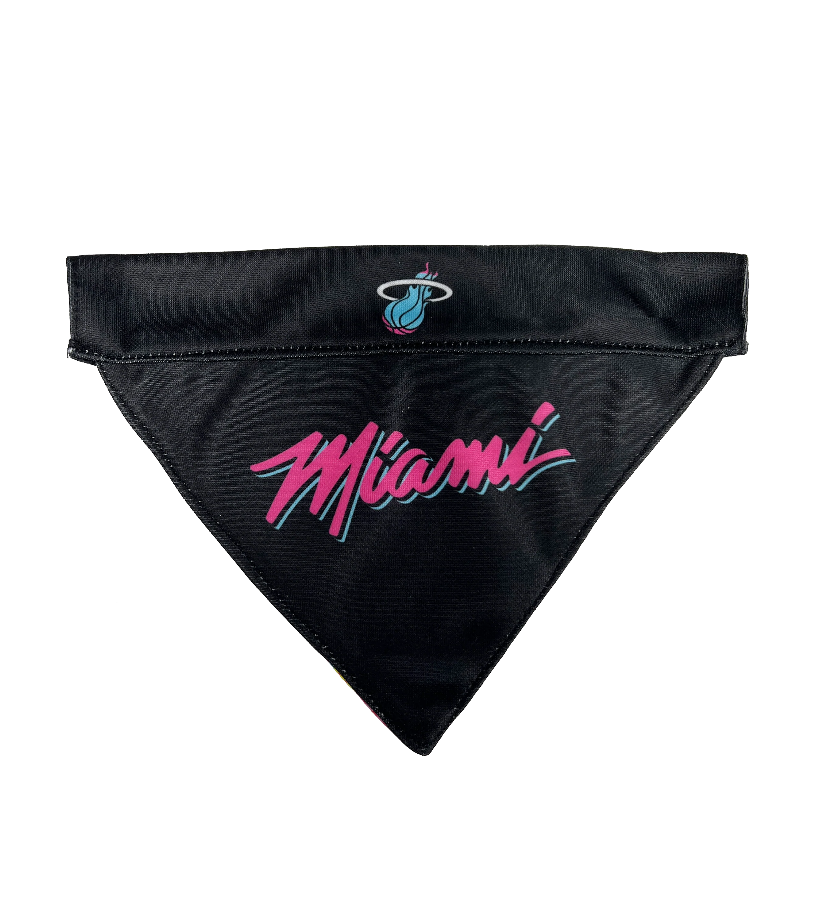 Miami HEAT Original Vice Reversible Pet Bandana - Image 3