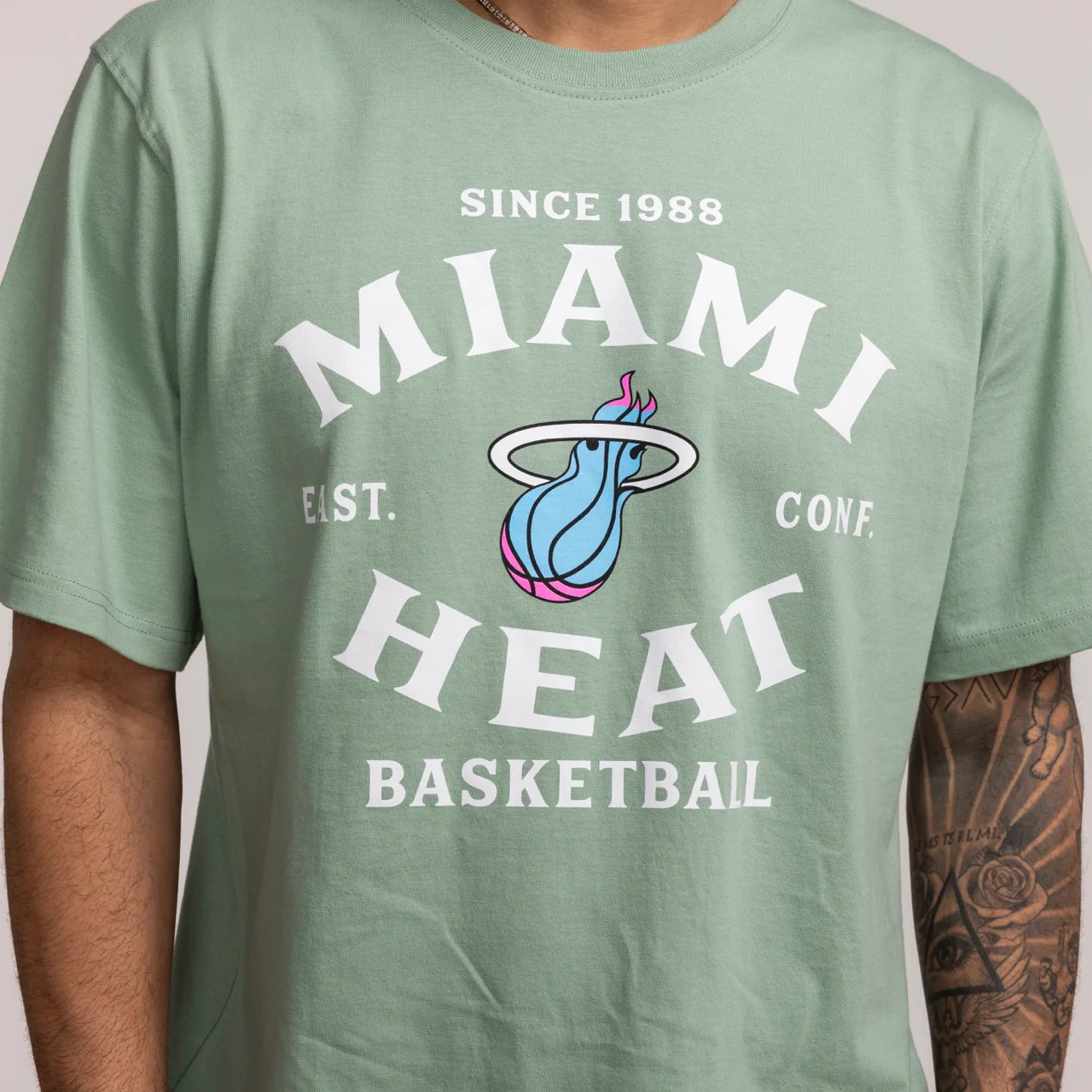 Sportiqe Miami HEAT Original Vice Basketball Tee - Image 2