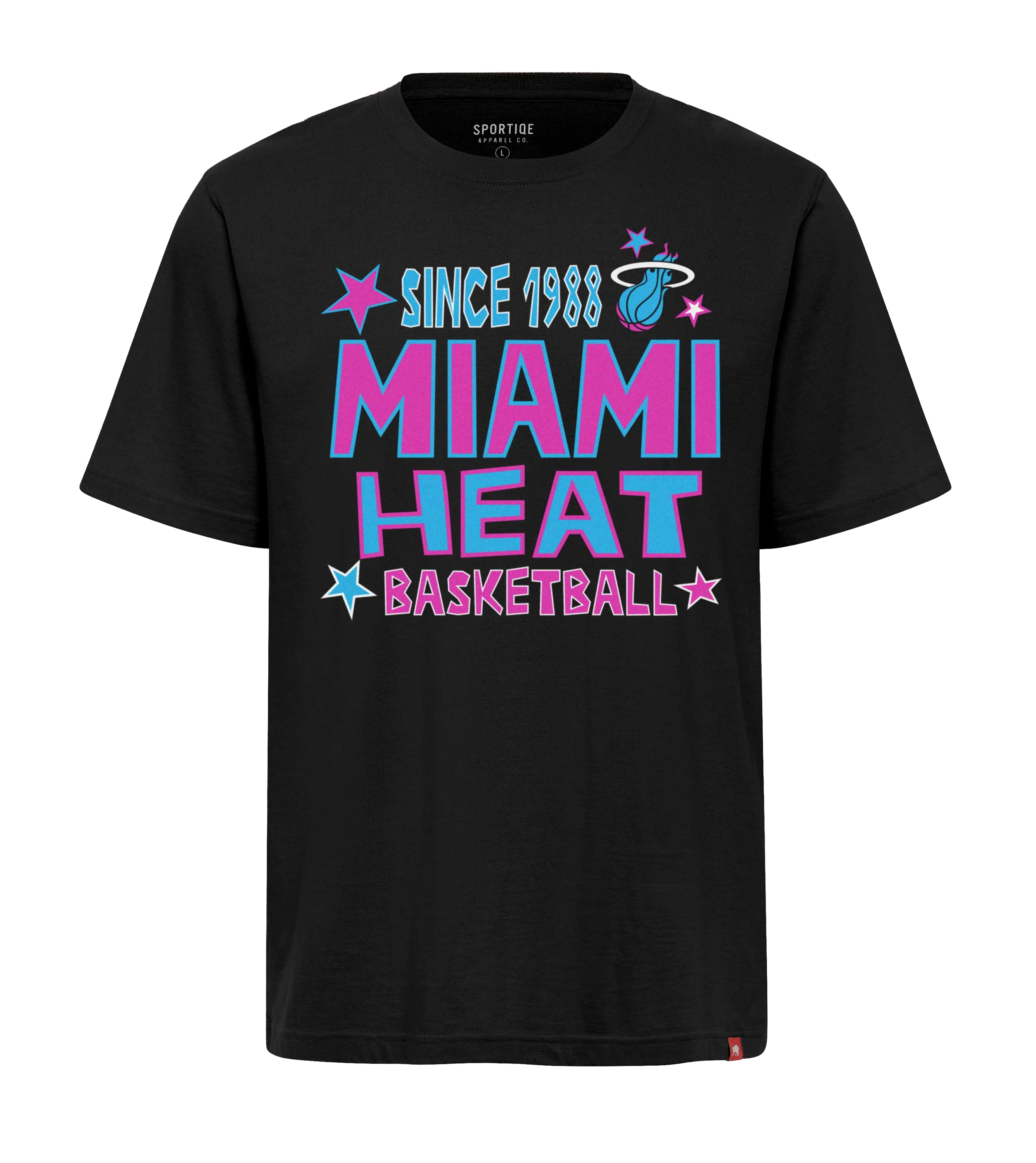 Sportiqe Miami HEAT Original Vice Nights Star Tee - Image 4