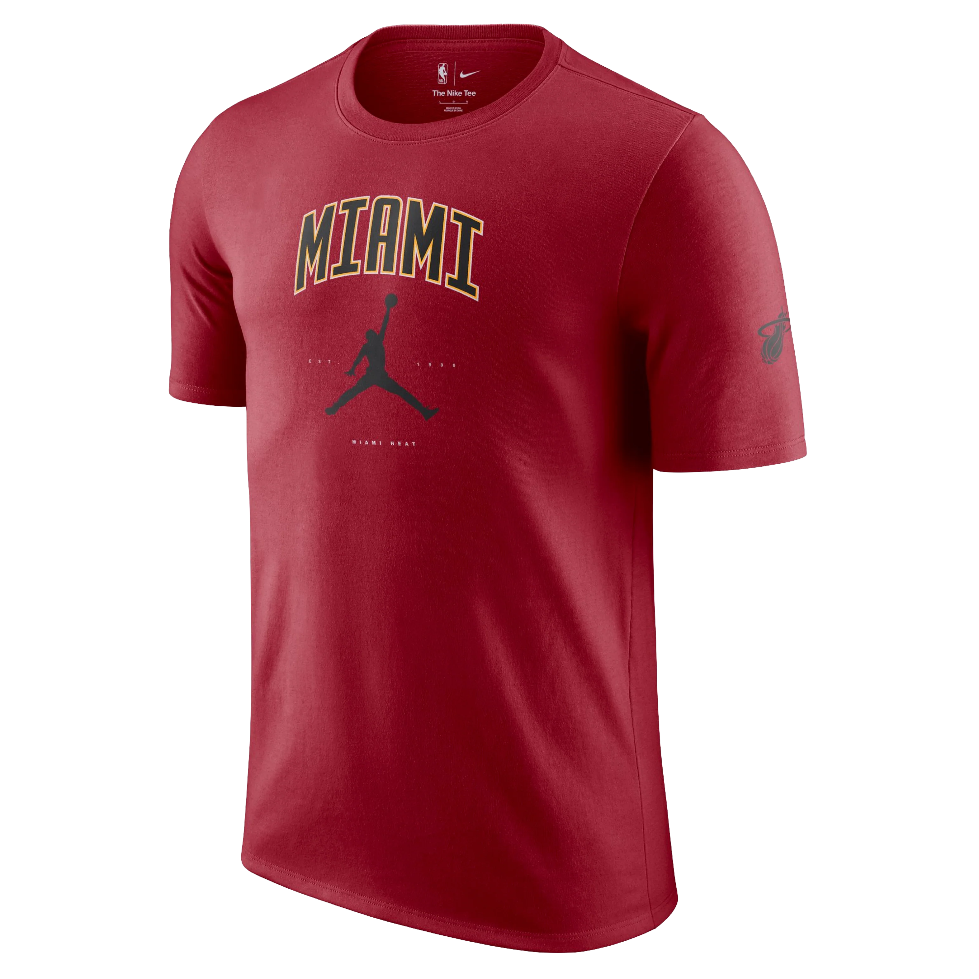 Jordan Brand Miami HEAT Red Tee - Image 5