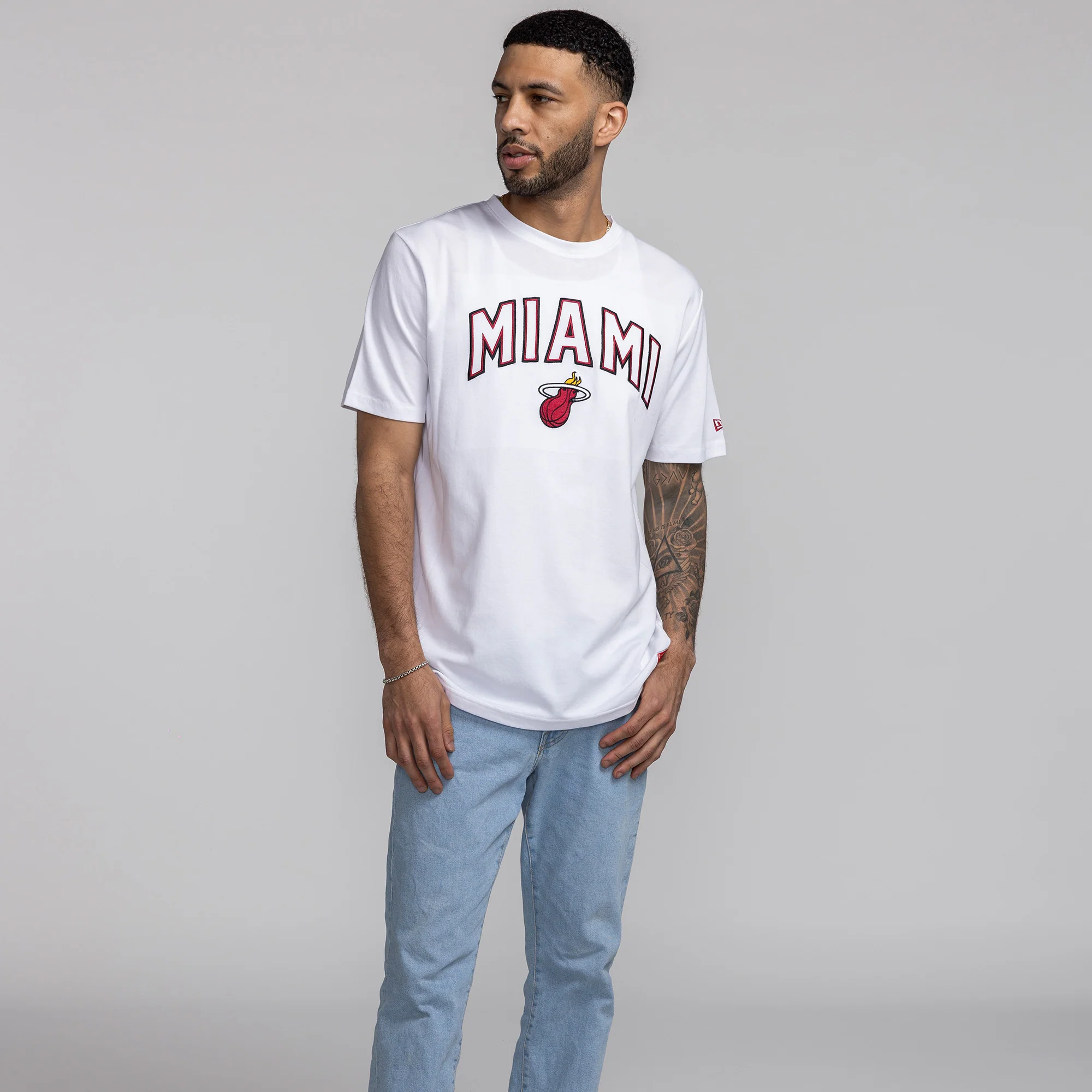 New Era Miami HEAT Miami Crewneck Tee