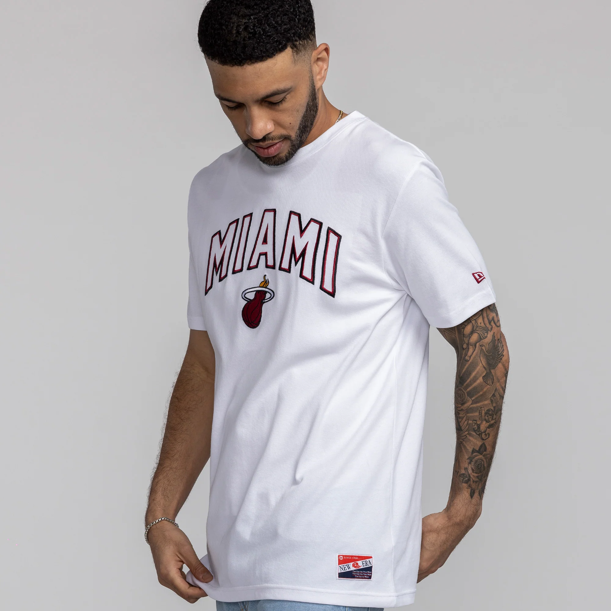 New Era Miami HEAT Miami Crewneck Tee - Image 3