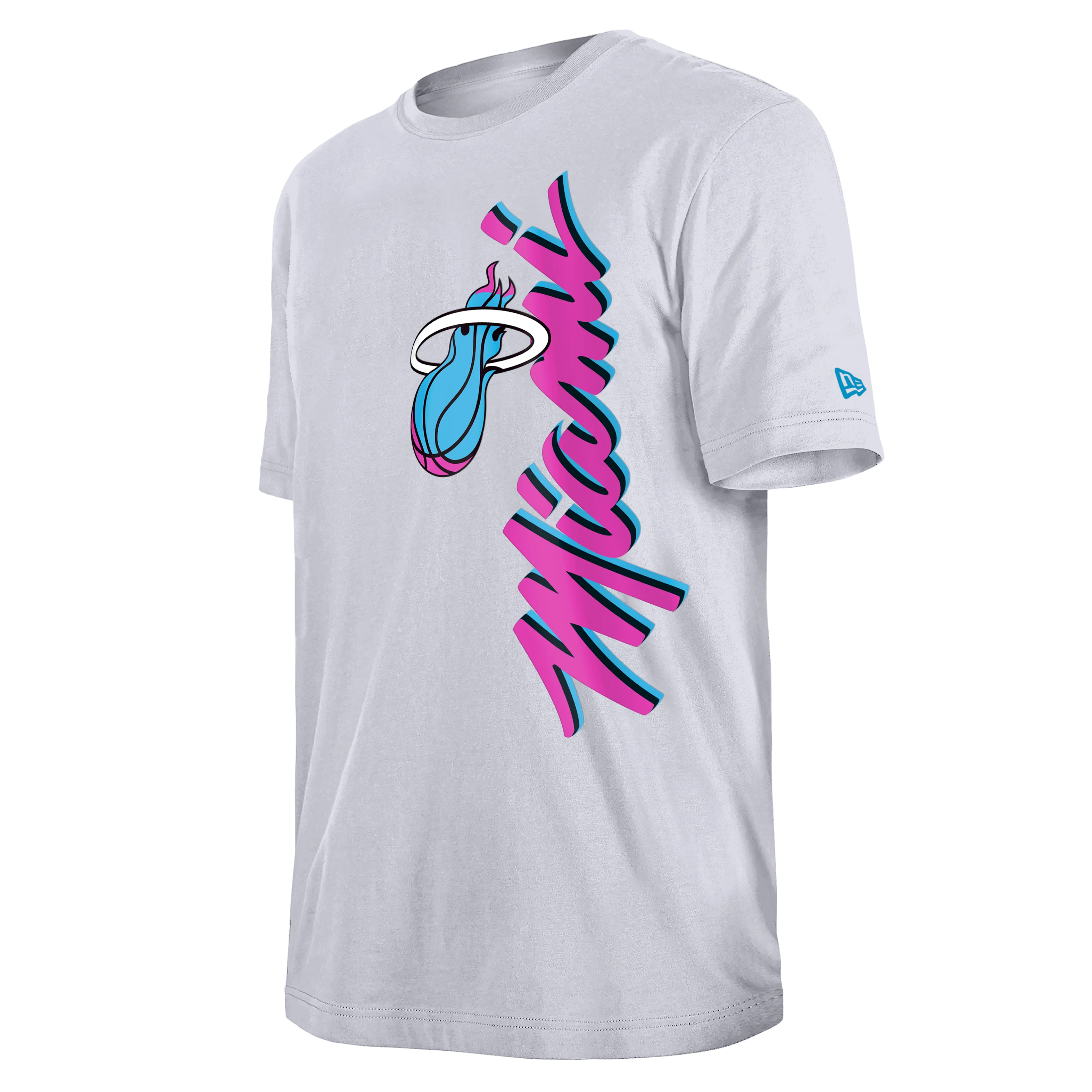 New Era Miami HEAT Original Vice Wordmark Tee - Image 4