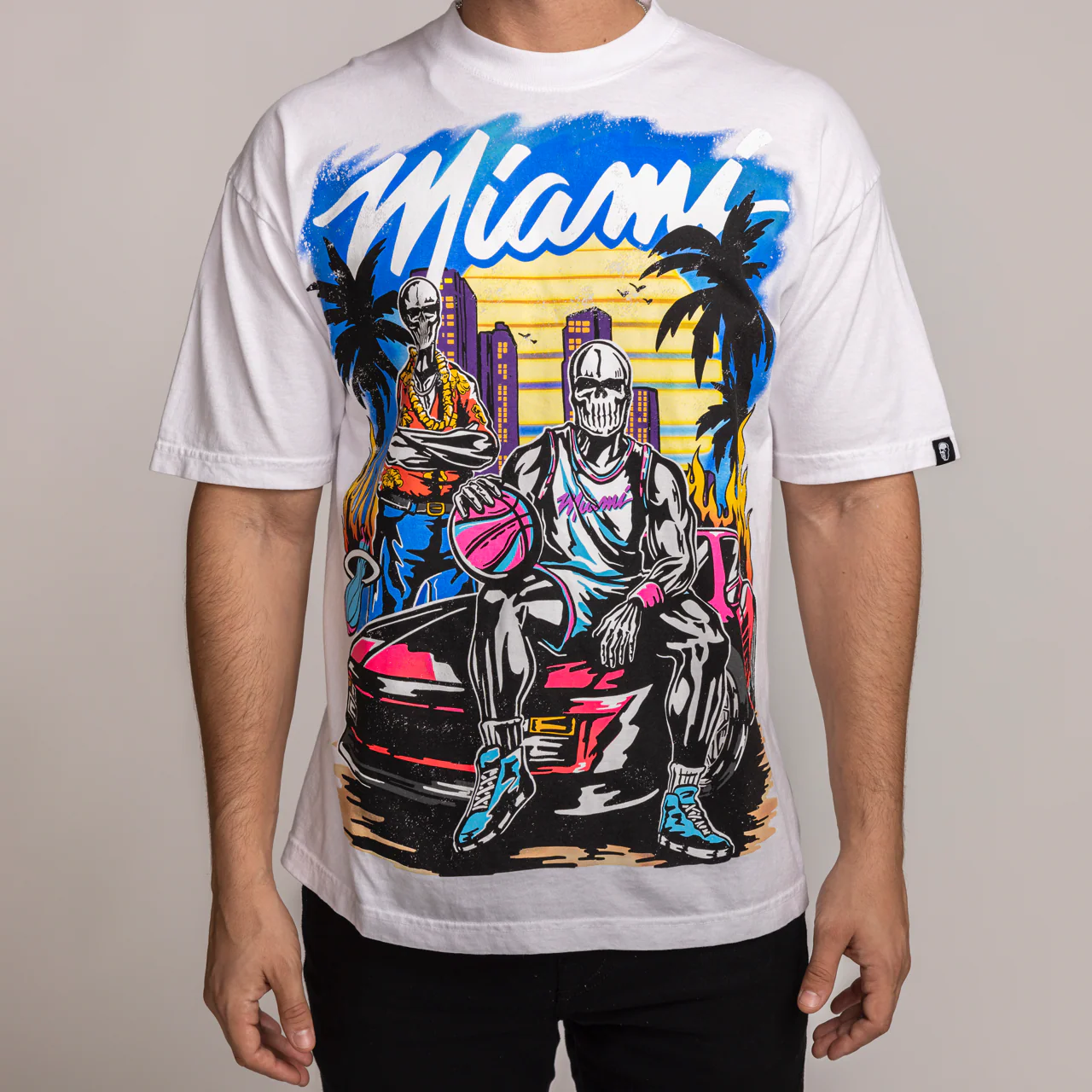Warren Lotas Miami HEAT Original Vice Tee - Image 2