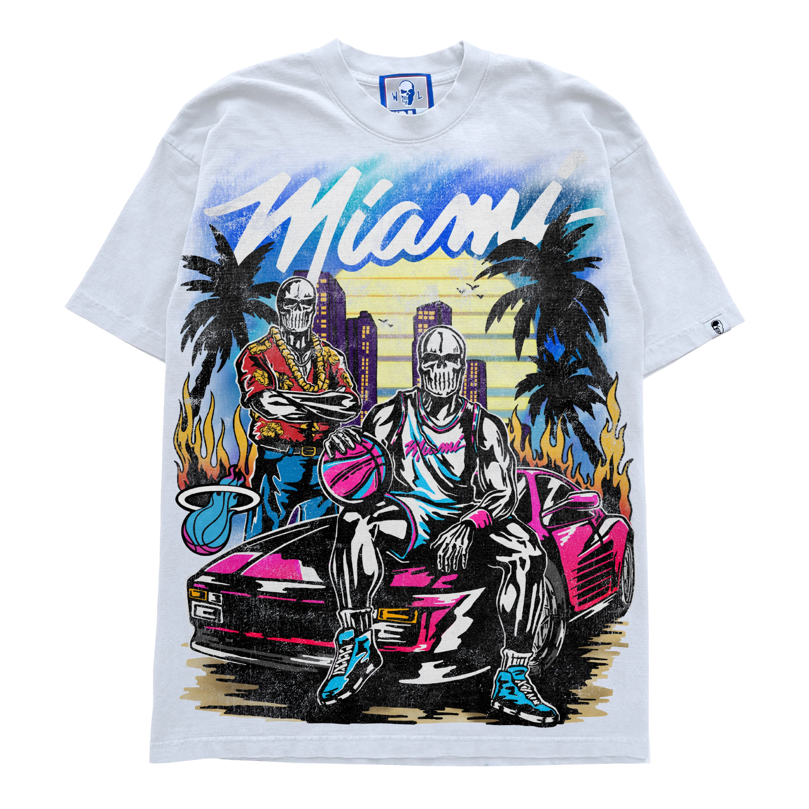 Warren Lotas Miami HEAT Original Vice Tee - Image 4