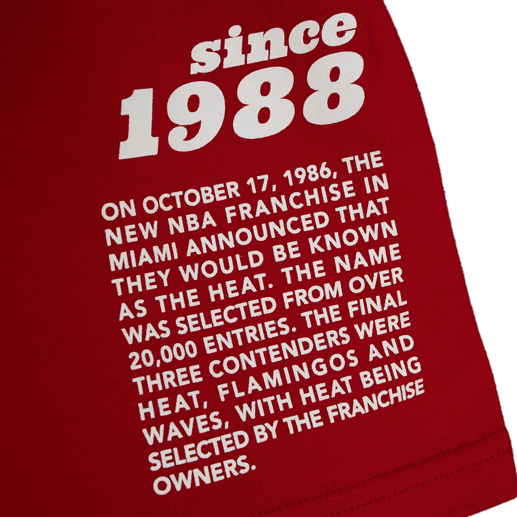 Mitchell and Ness Miami HEAT Origins Tee - Image 4