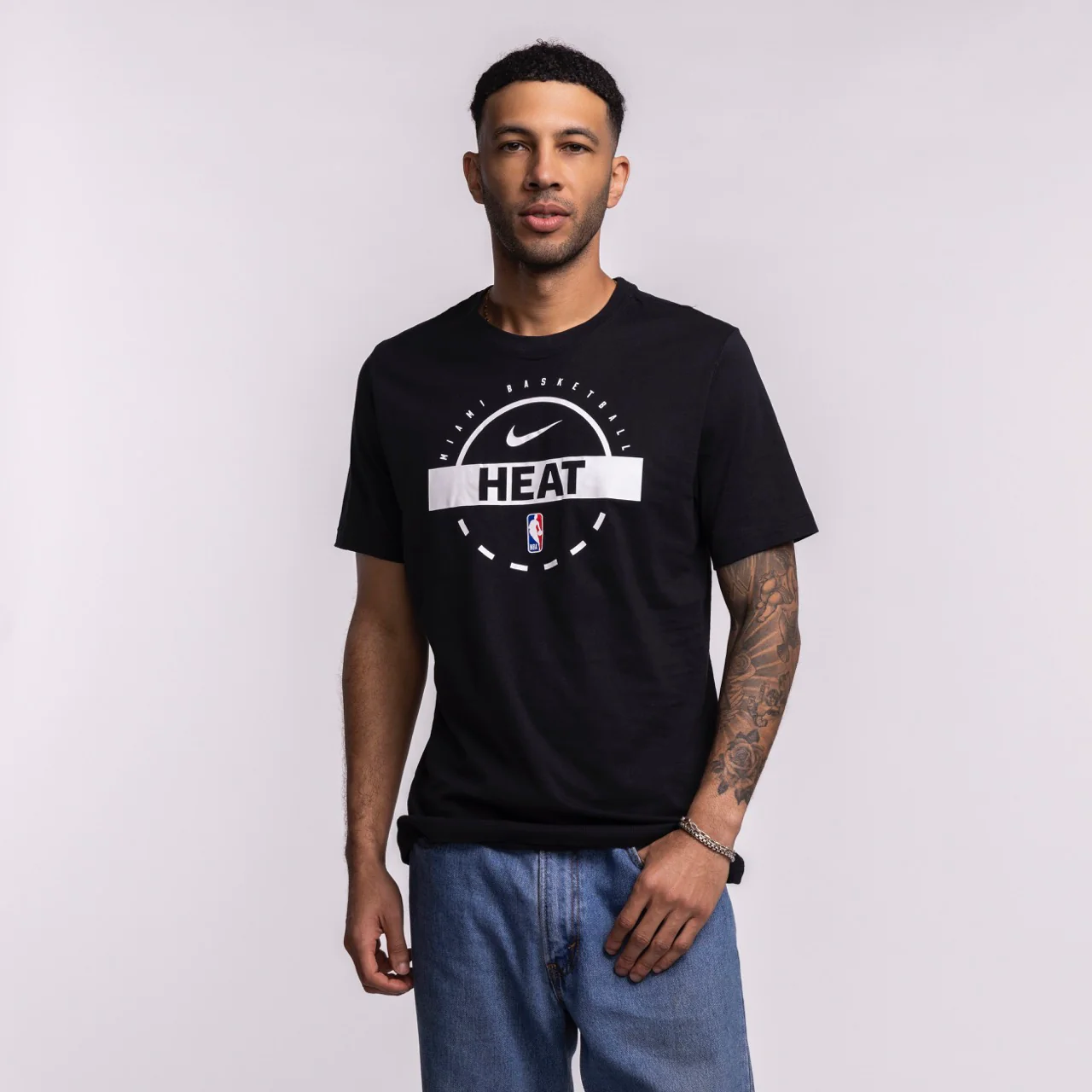 Nike Miami HEAT 2025-26 On-Court Practice Tee