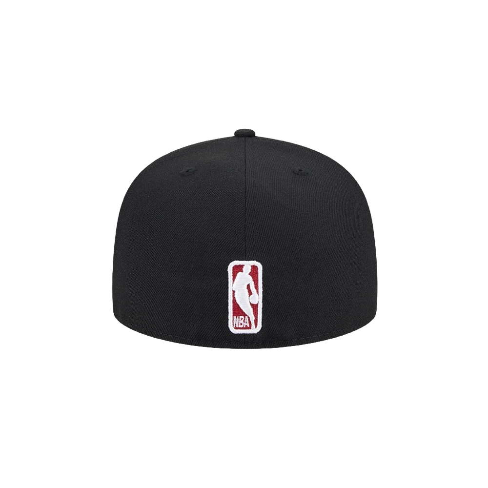 New Era Miami HEAT Script Sided Fitted Hat - Image 2