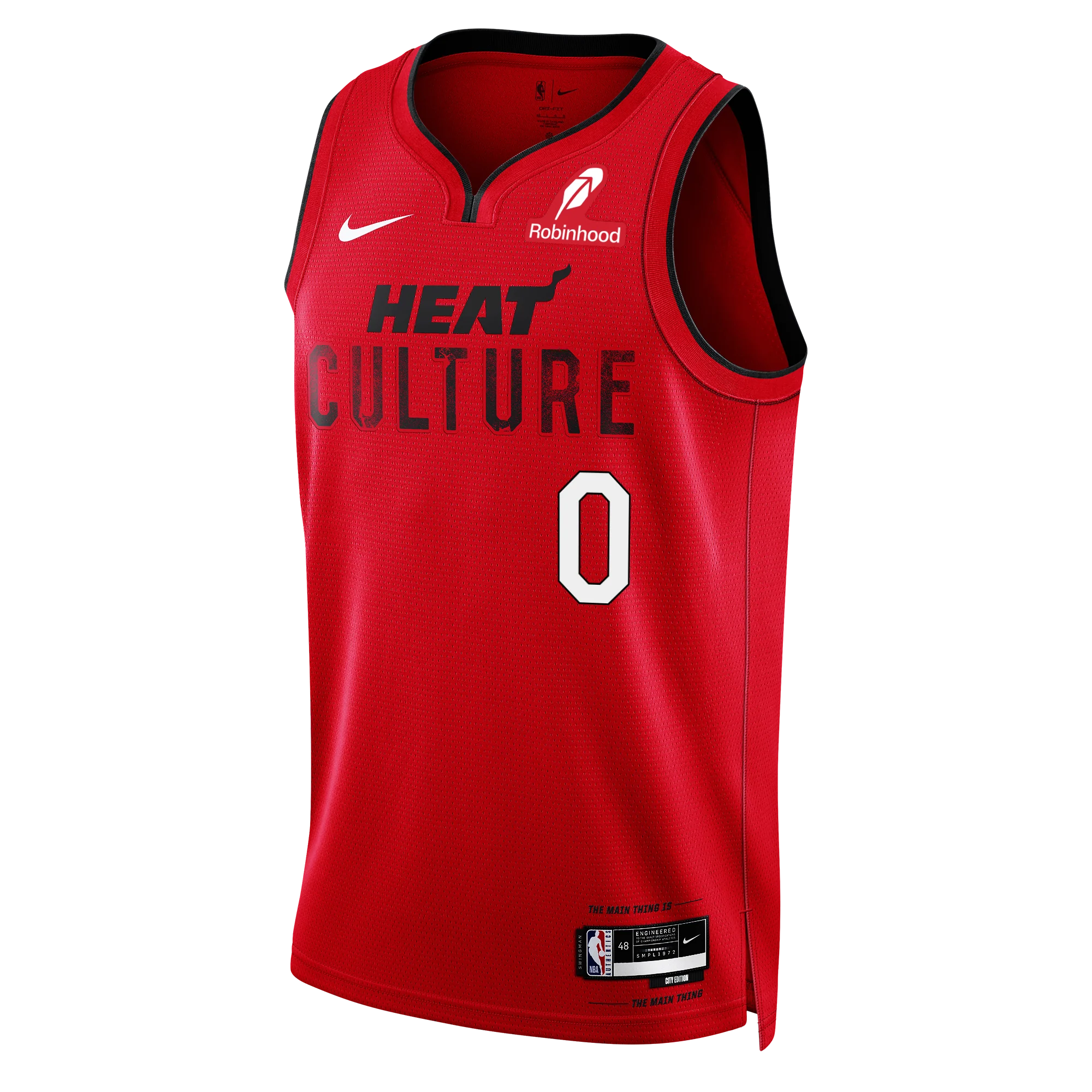 Simone Fontecchio Nike HEAT Culture: Blood Red Swingman Jersey