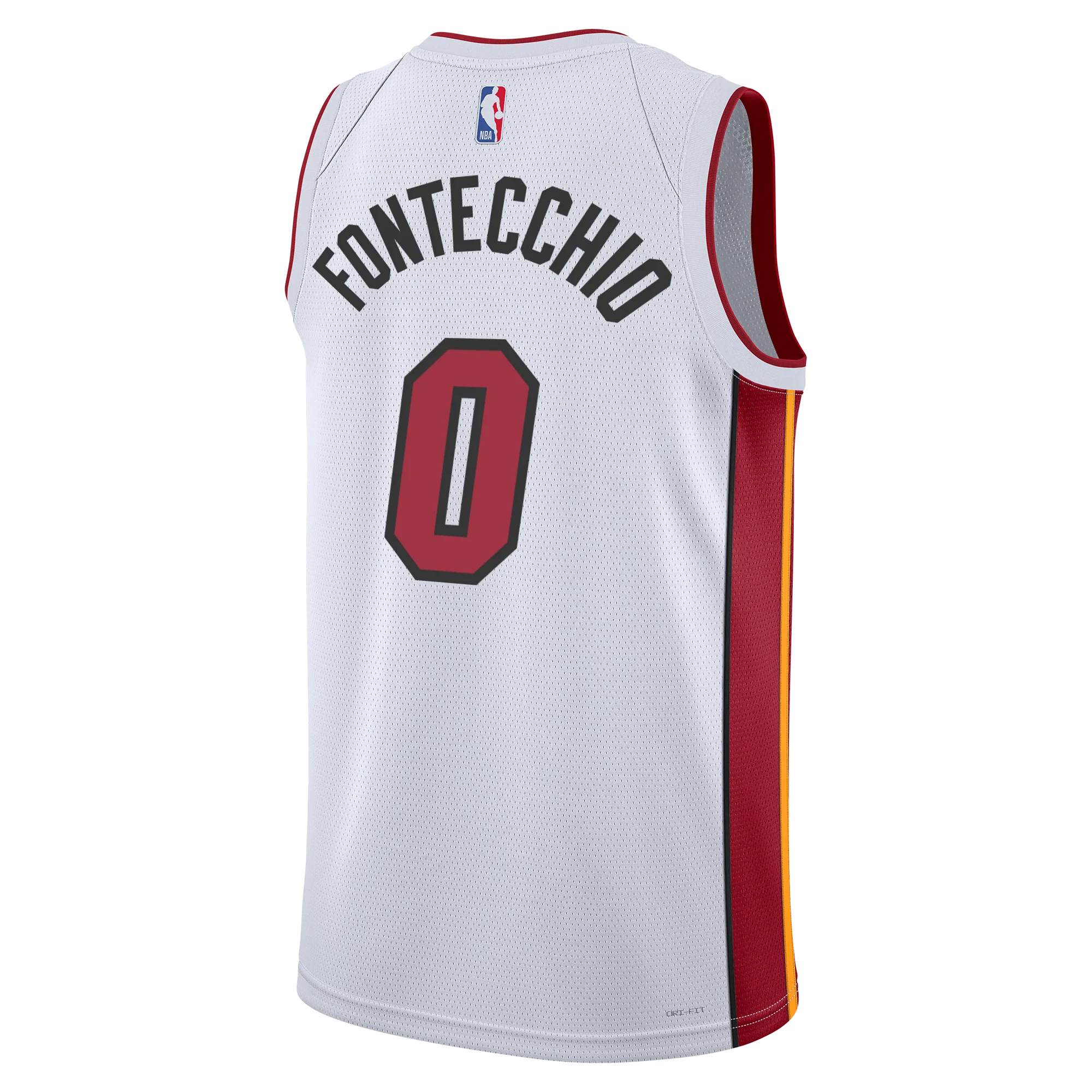 Simone Fontecchio Nike Miami HEAT Association White Swingman Jersey - Image 2