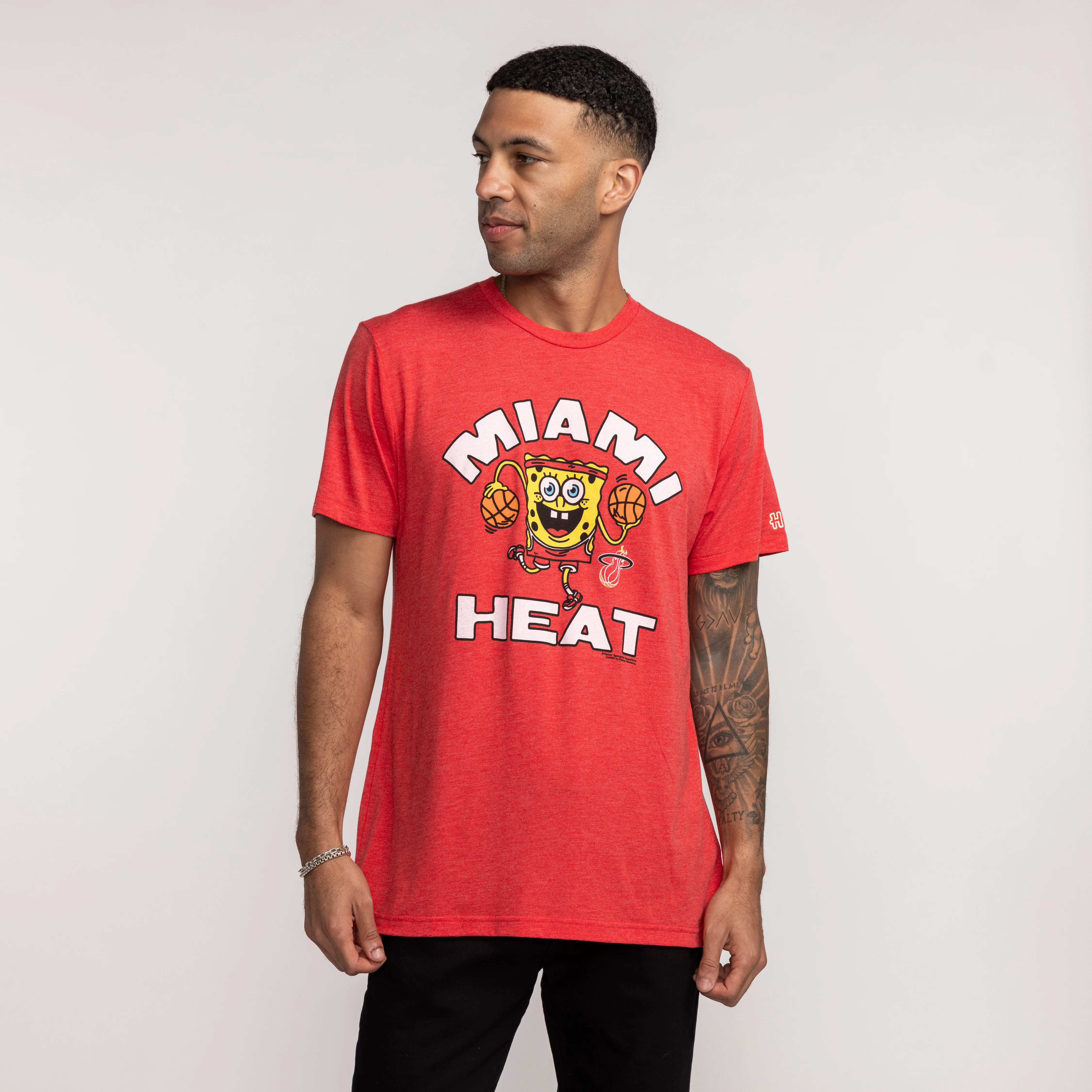 Homage Miami HEAT Red SpongeBob Tee