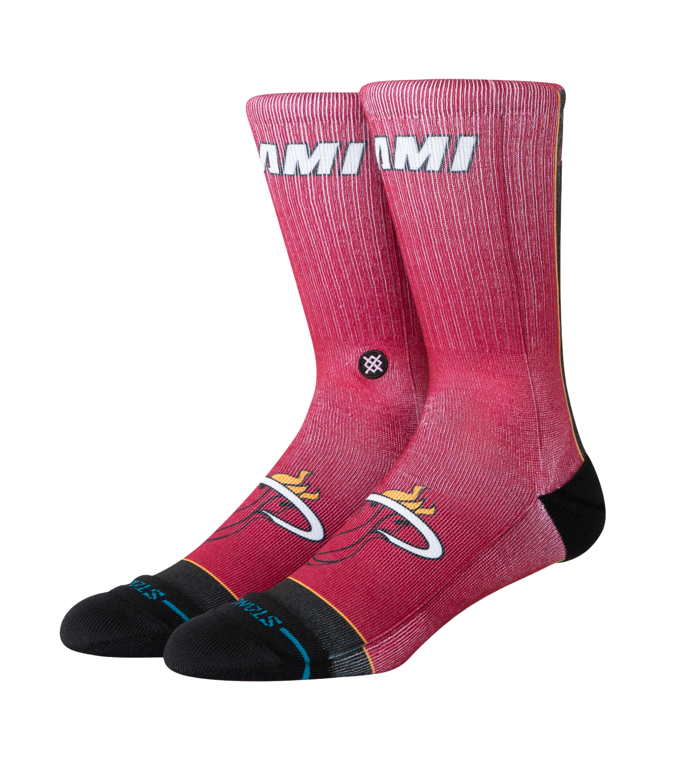 Stance Miami HEAT Statement Red Socks