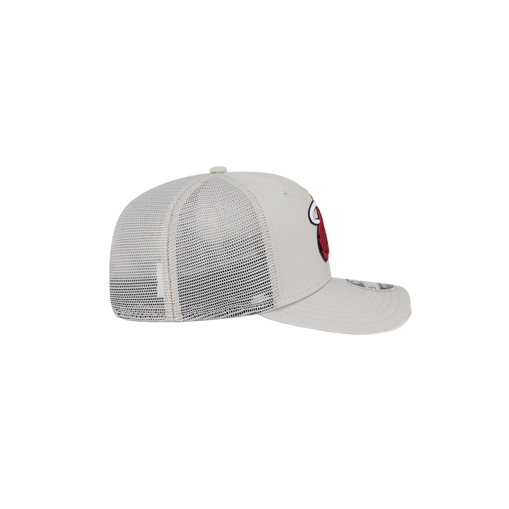 New Era Miami HEAT Stone Canvas Stretch Snapback - Image 6