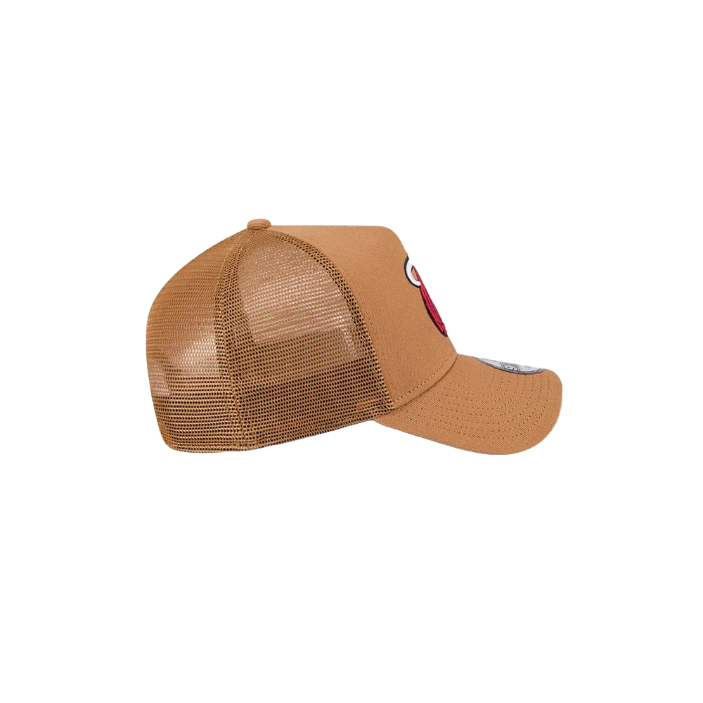 New Era Miami HEAT Tan Color Pack Trucker Dad Hat - Image 6