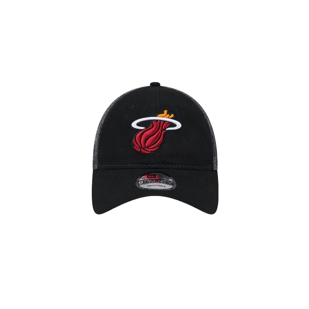 New Era Miami HEAT Team Slick Trucker Dad Hat