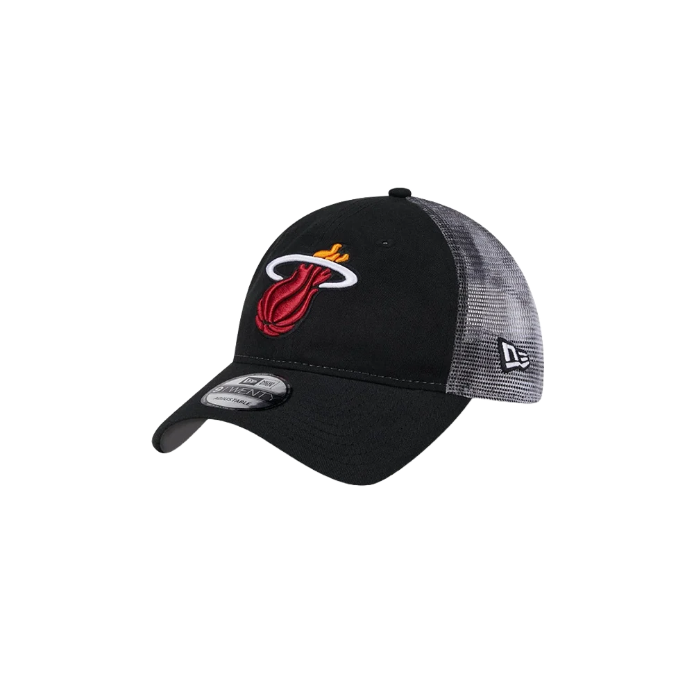 New Era Miami HEAT Team Slick Trucker Dad Hat - Image 3