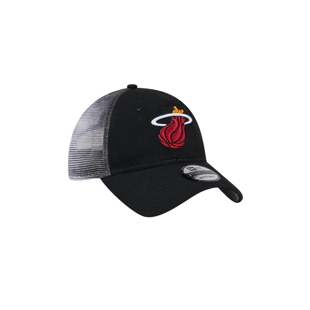 New Era Miami HEAT Team Slick Trucker Dad Hat - Image 5