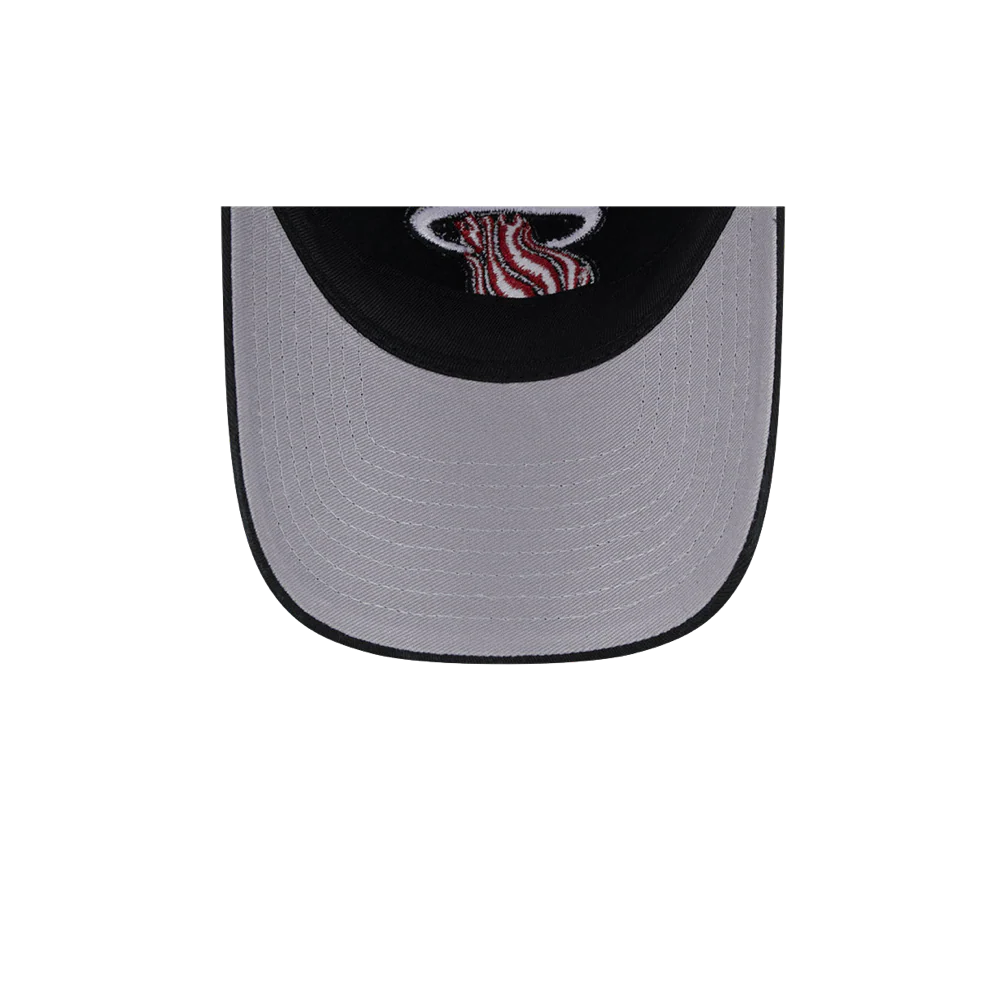 New Era Miami HEAT Team Slick Trucker Dad Hat - Image 7