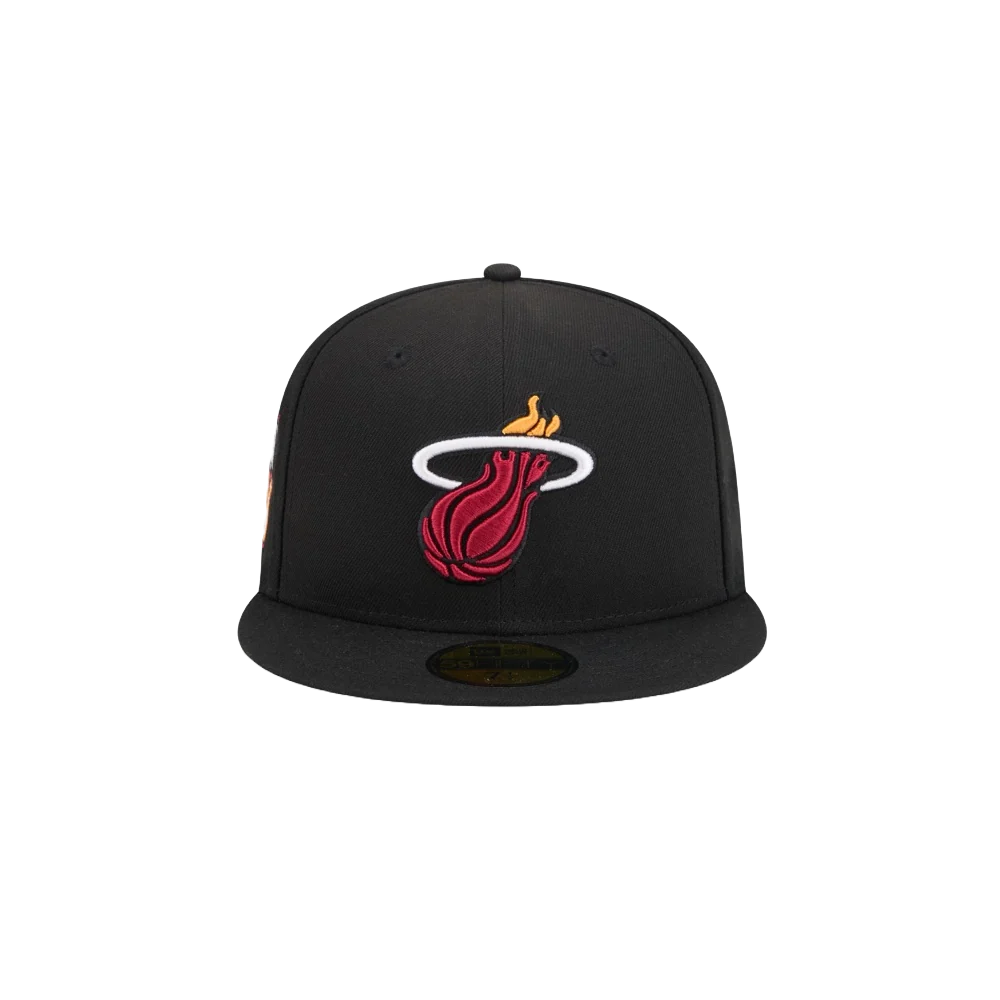 New Era Miami HEAT Side Patch Fitted Hat