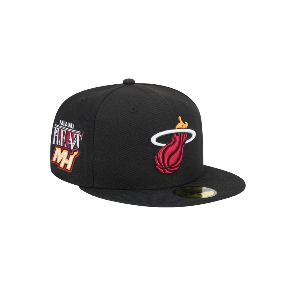 New Era Miami HEAT Side Patch Fitted Hat - Image 3