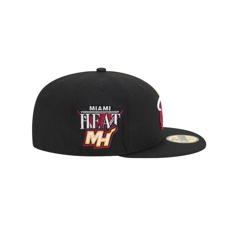 New Era Miami HEAT Side Patch Fitted Hat - Image 4