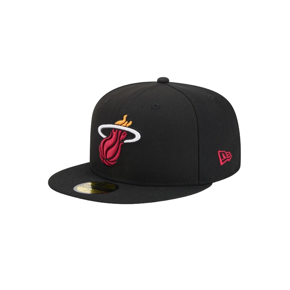 New Era Miami HEAT Side Patch Fitted Hat - Image 5