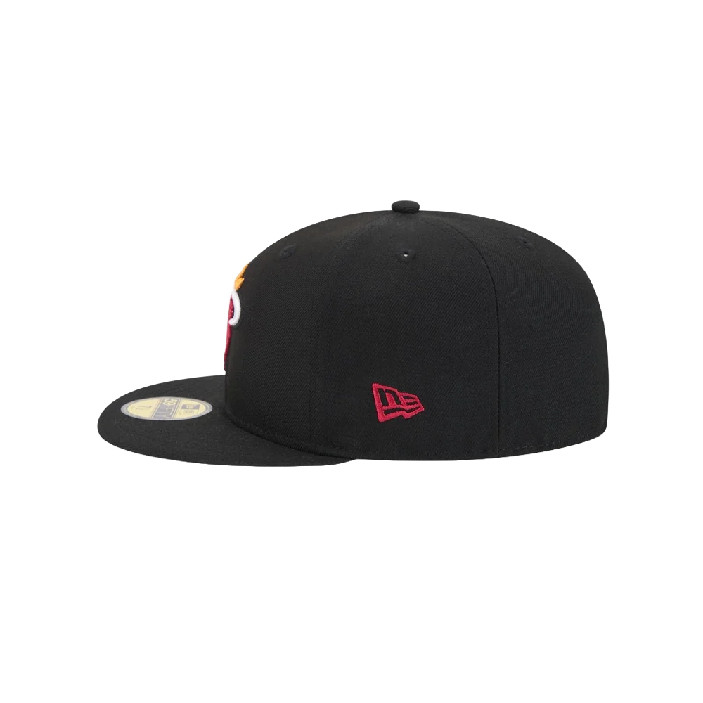New Era Miami HEAT Side Patch Fitted Hat - Image 6