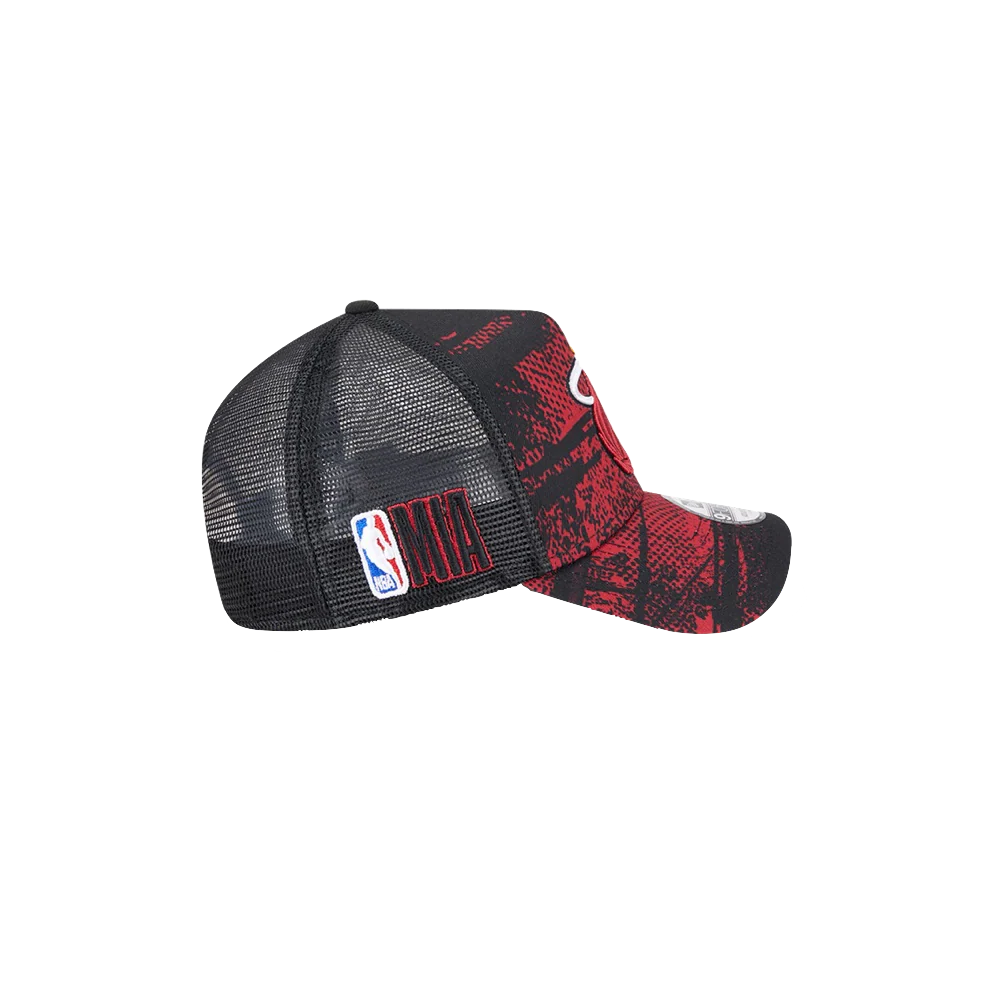 New Era Miami HEAT 2024 Tipoff Trucker Snapback - Image 6