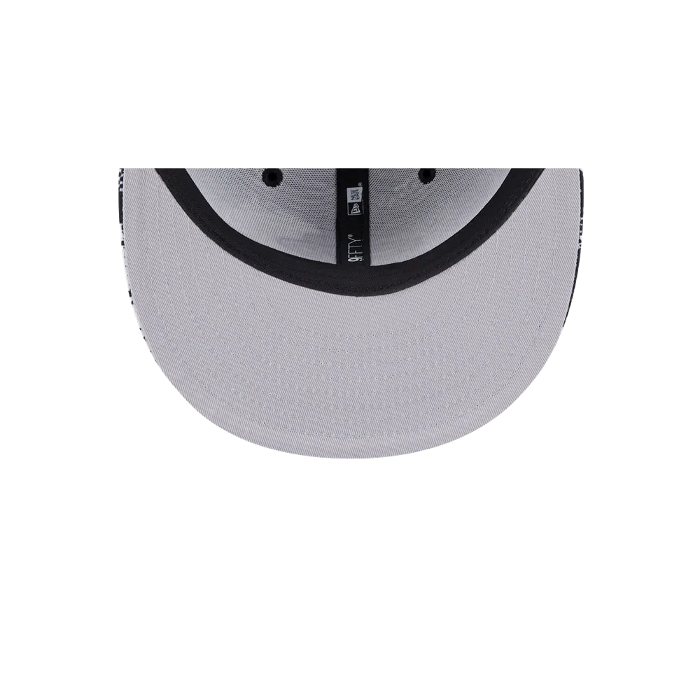 New Era Miami HEAT 2024 Tipoff Black and White Snapback - Image 7