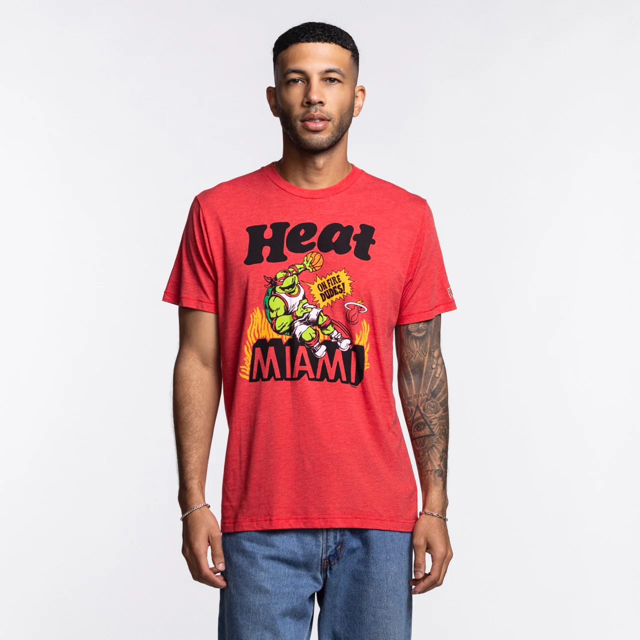 Homage Miami HEAT Red TMNT Tee